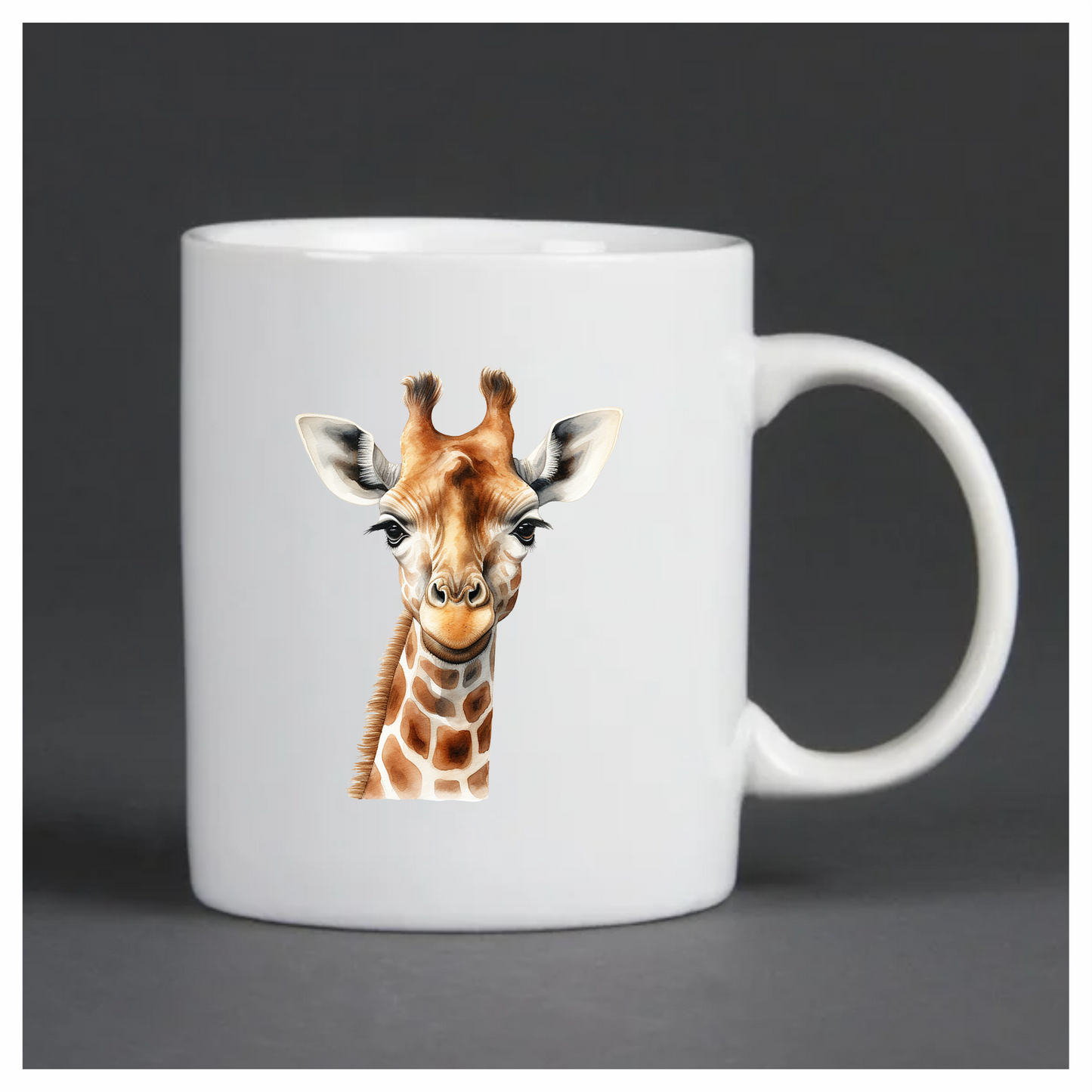 Giraffe Breed With Brown Pattern Vinyl Decal Sticker