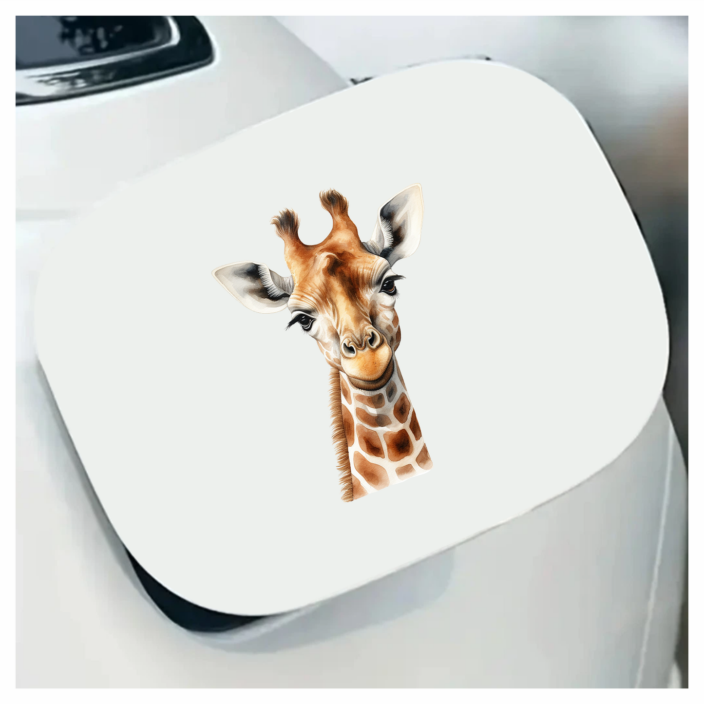 Giraffe Breed With Brown Pattern Vinyl Decal Sticker