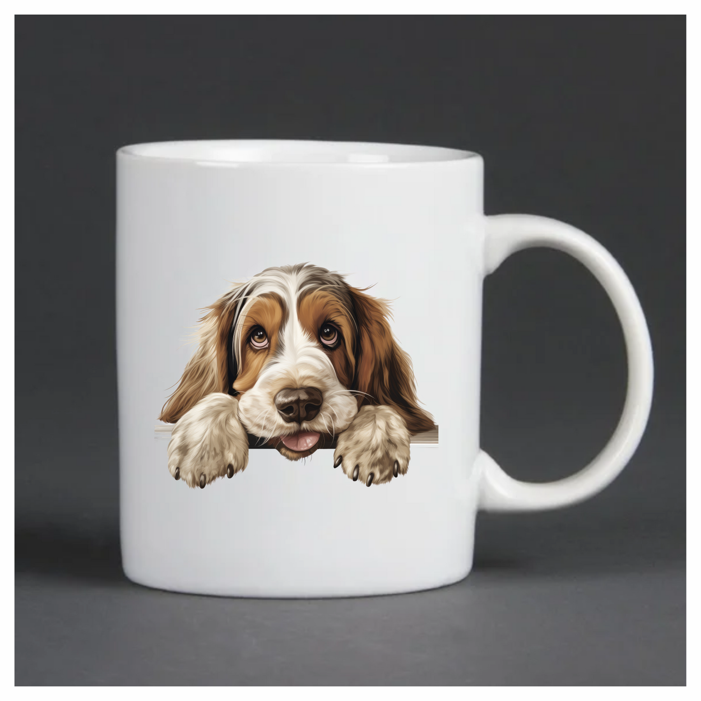 Brown White Dog Cocker Spaniel Vinyl Sticker Decal