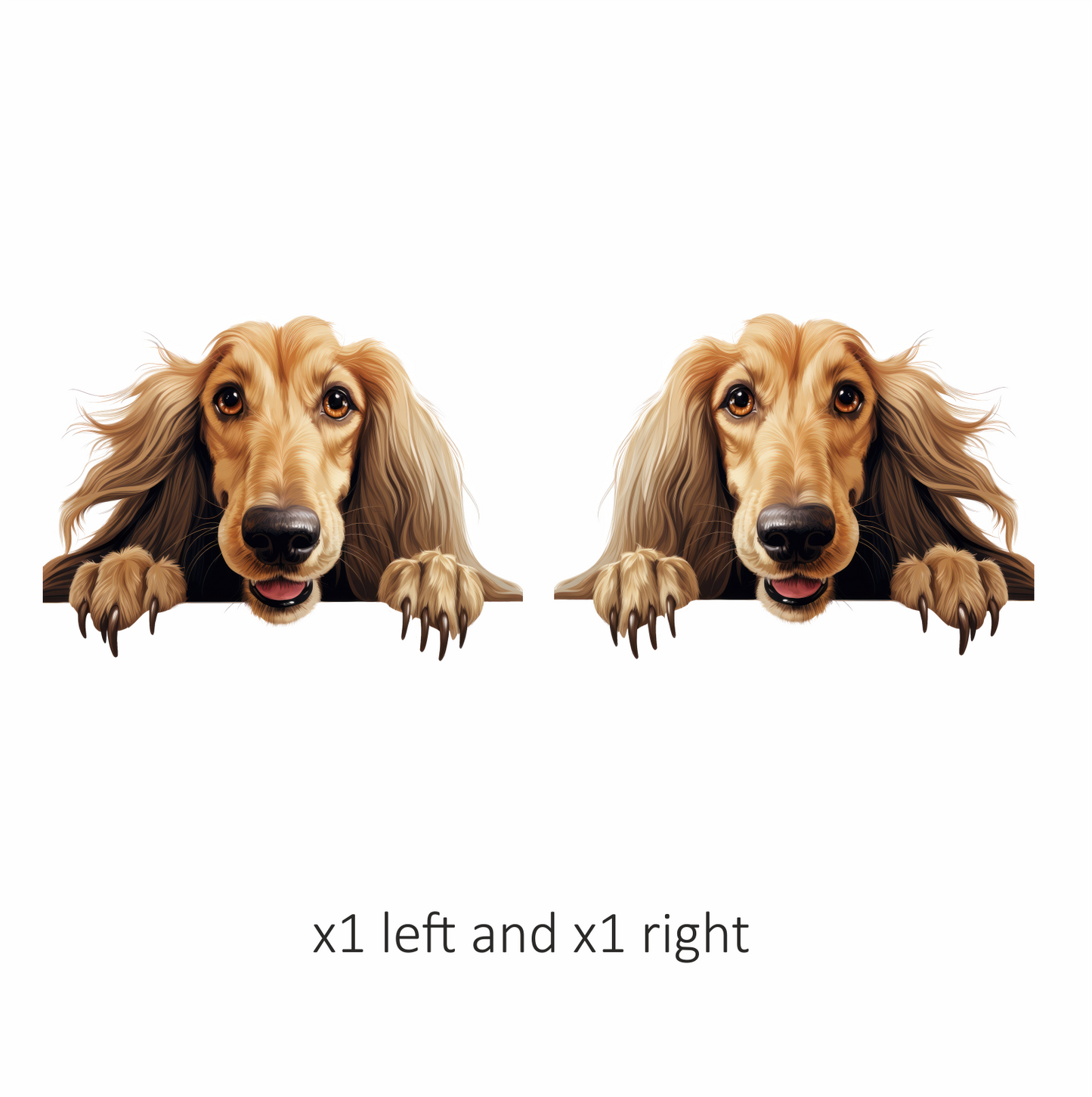 Golden Dog Cocker Spaniel Cute Vinyl Sticker Decal