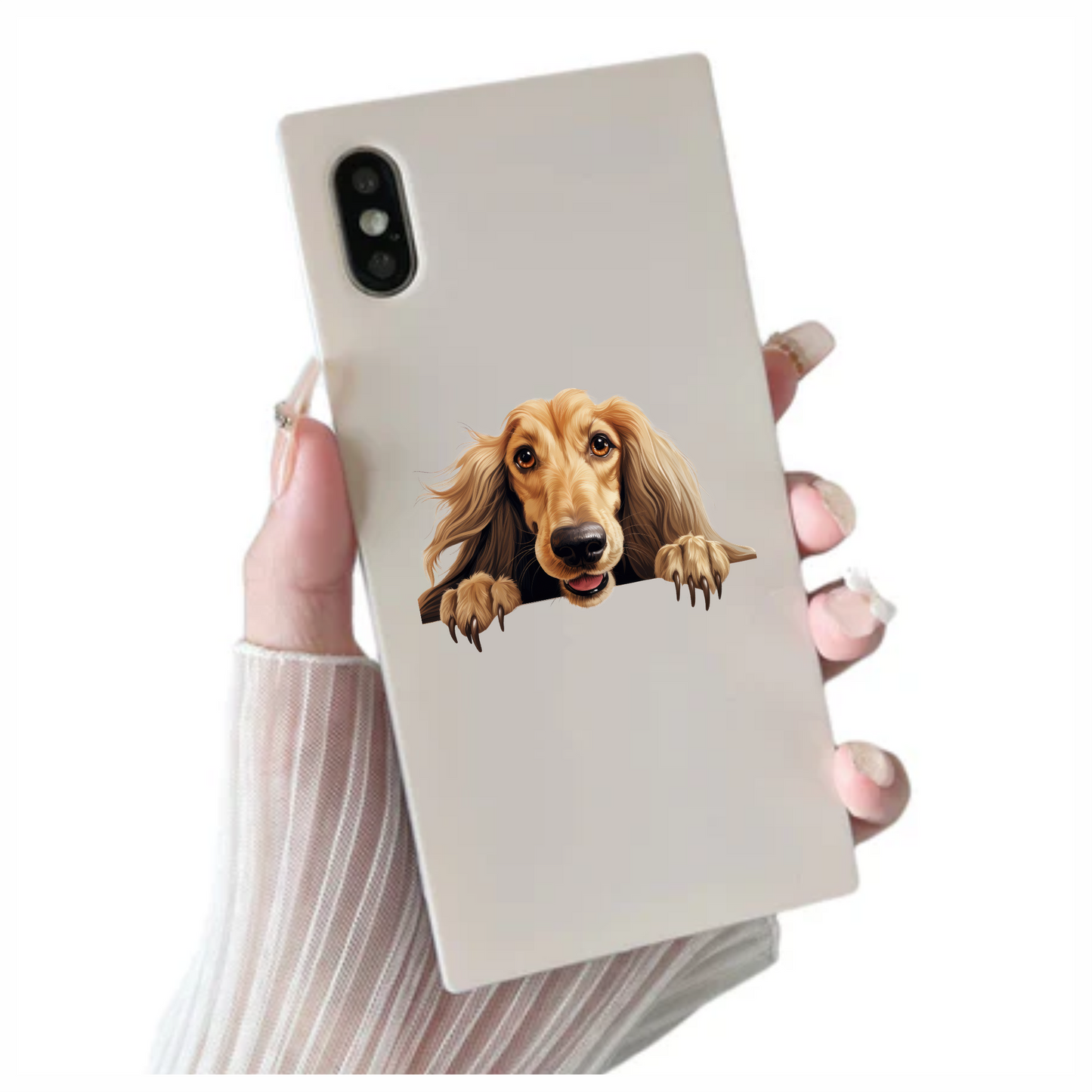 Golden Dog Cocker Spaniel Cute Vinyl Sticker Decal