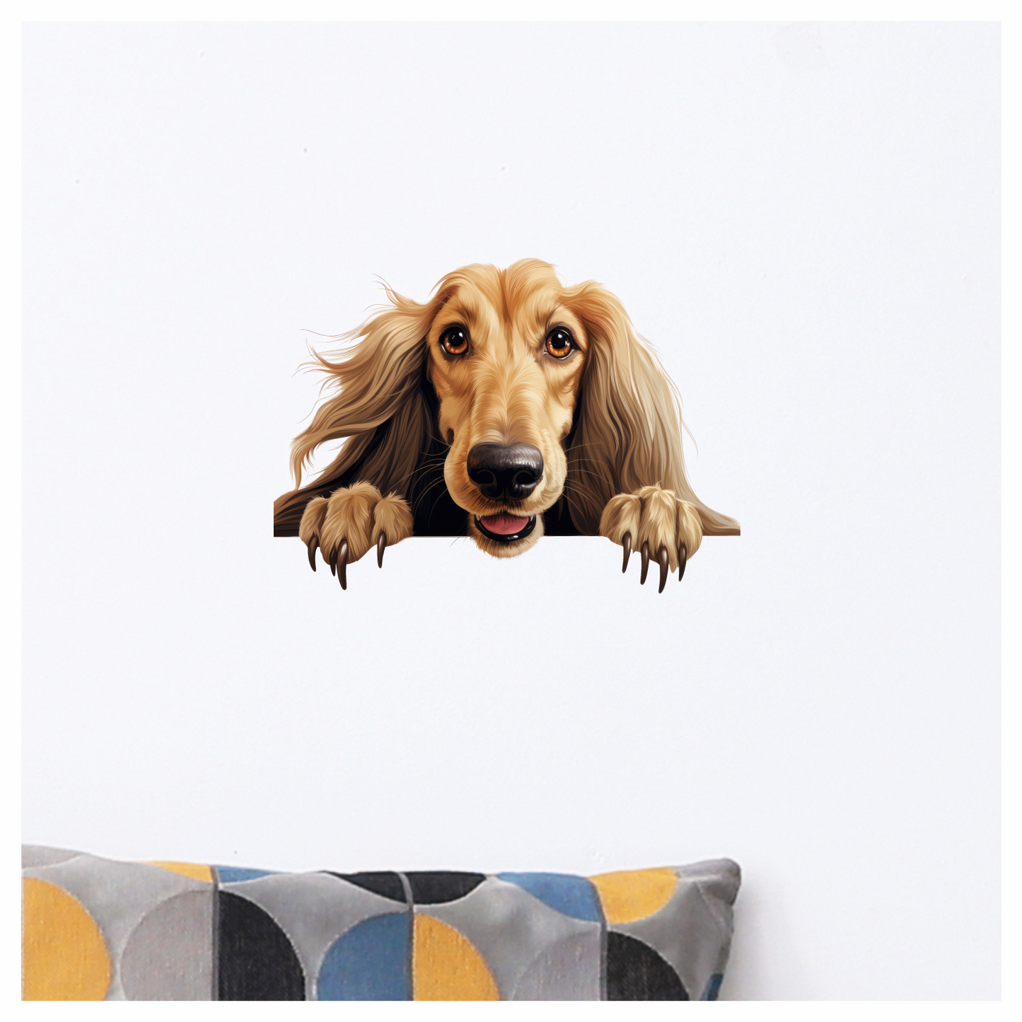 Golden Dog Cocker Spaniel Cute Vinyl Sticker Decal