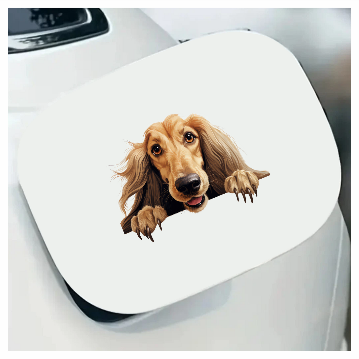 Golden Dog Cocker Spaniel Cute Vinyl Sticker Decal
