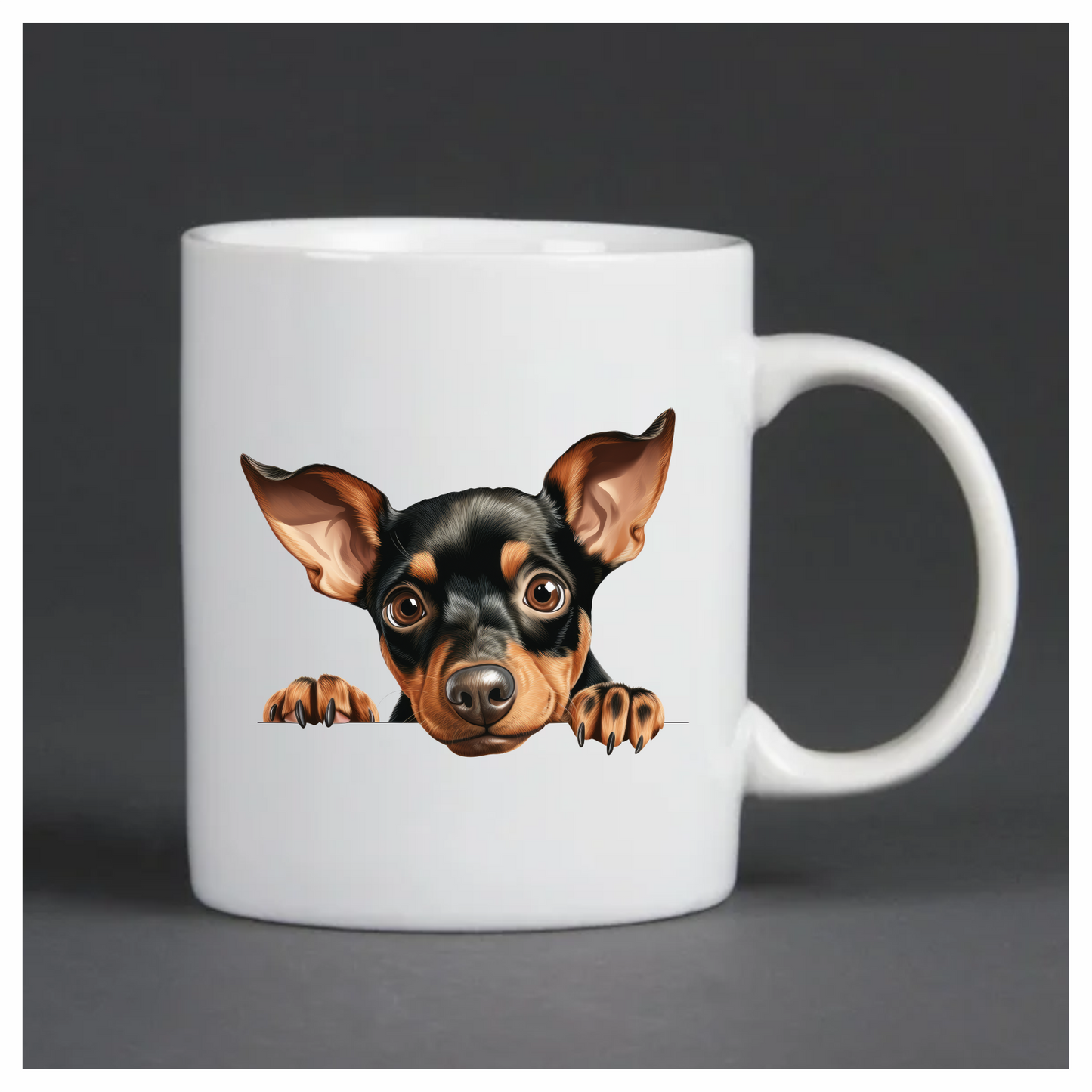 Black Brown Chihuahua Puppy Cute Vinyl Sticker Decal
