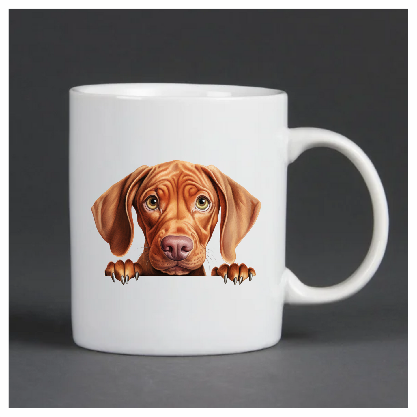 Brown Dog Puppy Sad Eyes Vinyl Sticker Decal