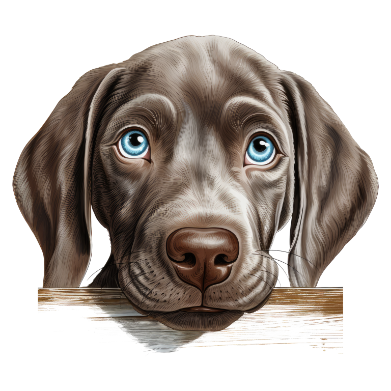 Brown Dog Puppy Labrador Head Vinyl Sticker Decal