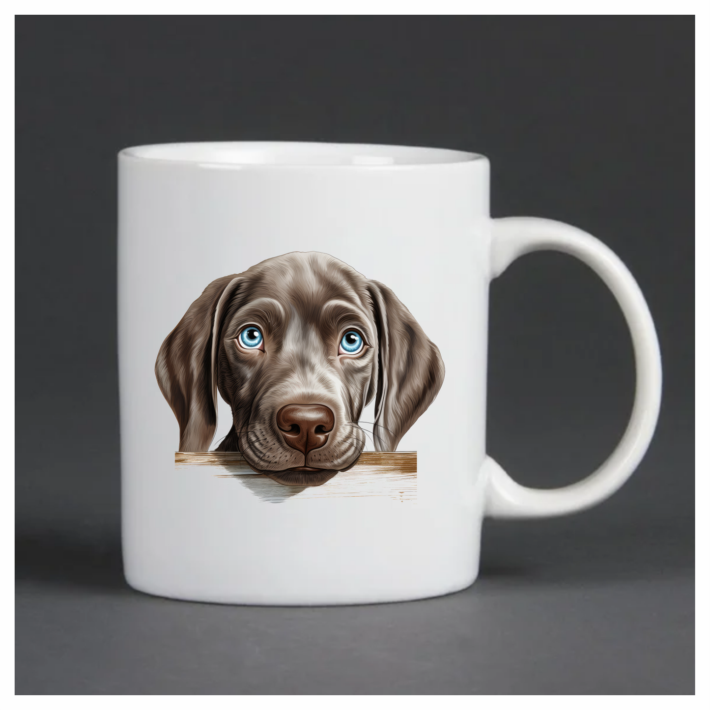 Brown Dog Puppy Labrador Head Vinyl Sticker Decal