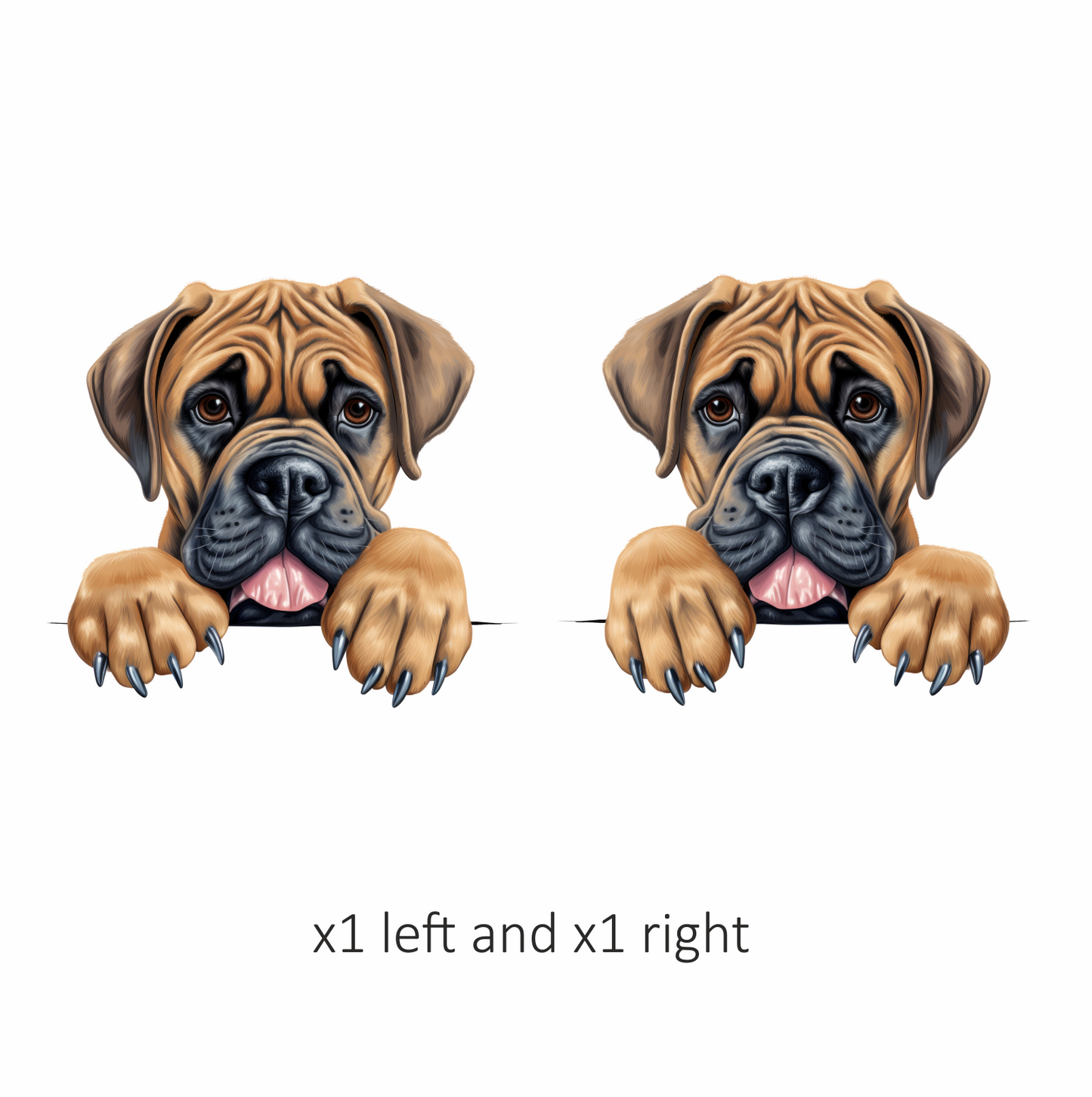 White Helmet Dog Bulldog Back Vinyl Sticker Decal