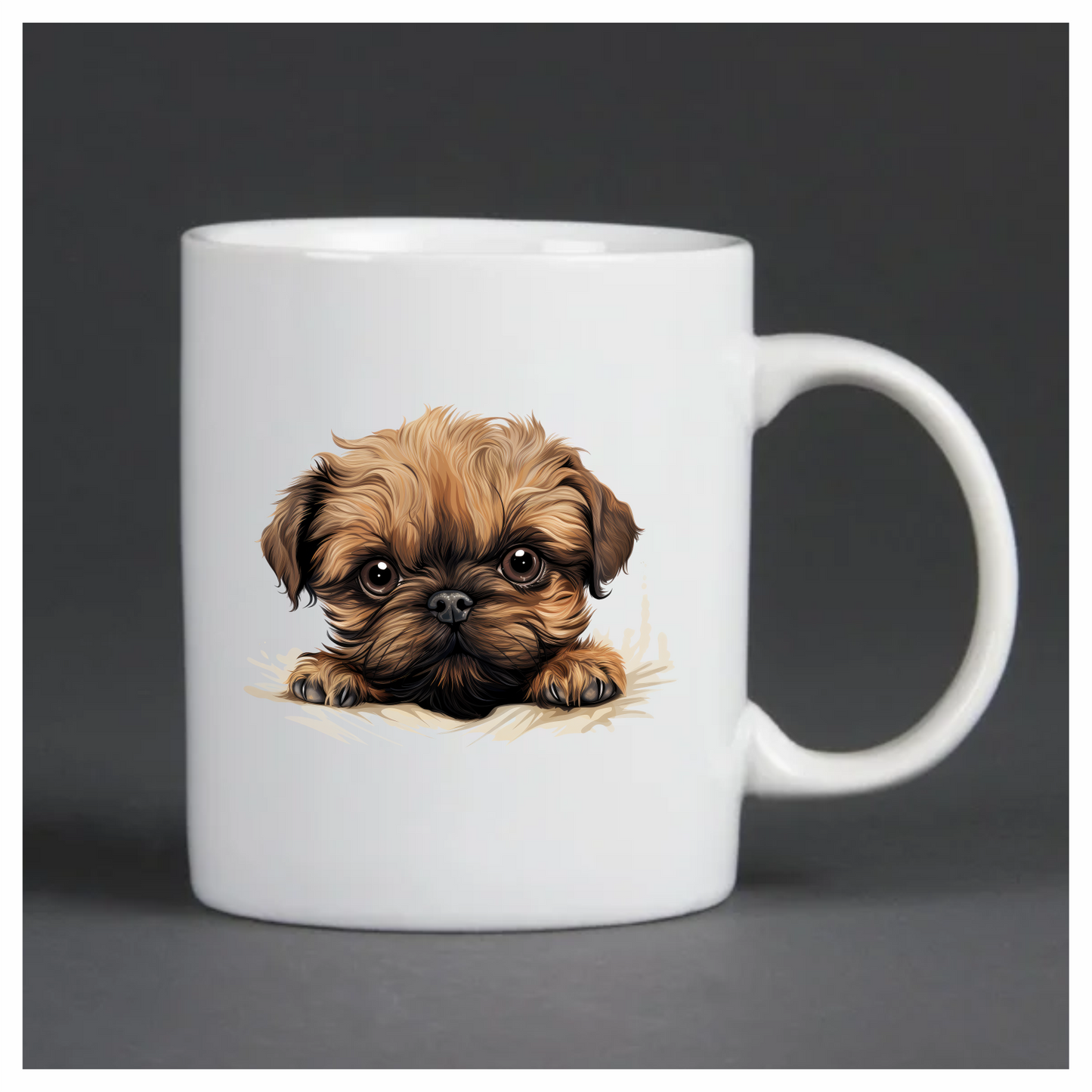 Brown Puppy Cute Dog Breed Vinyl Sticker Decal