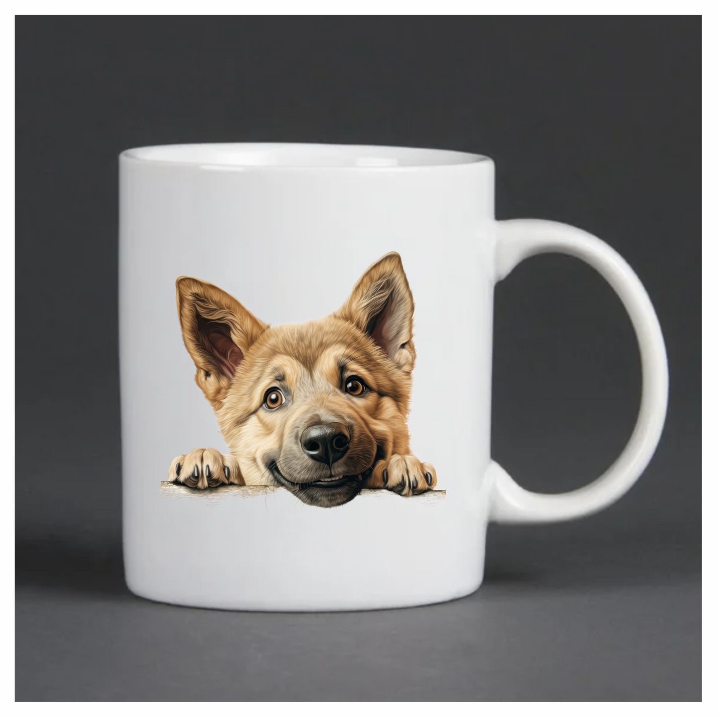Brown Dog Puppy Cute Smiling Vinyl Sticker Decal