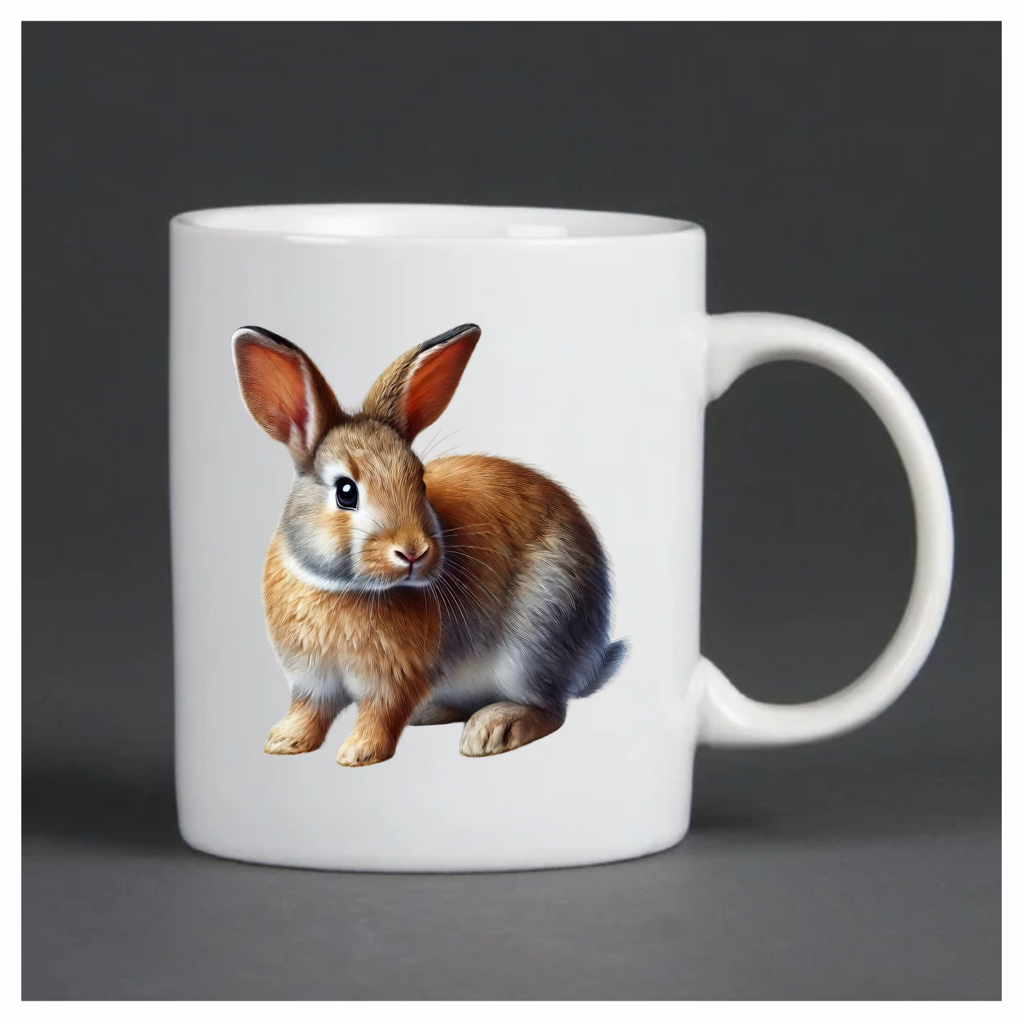 Brown Rabbit Small Mammal Cute Vinyl Sticker Decal