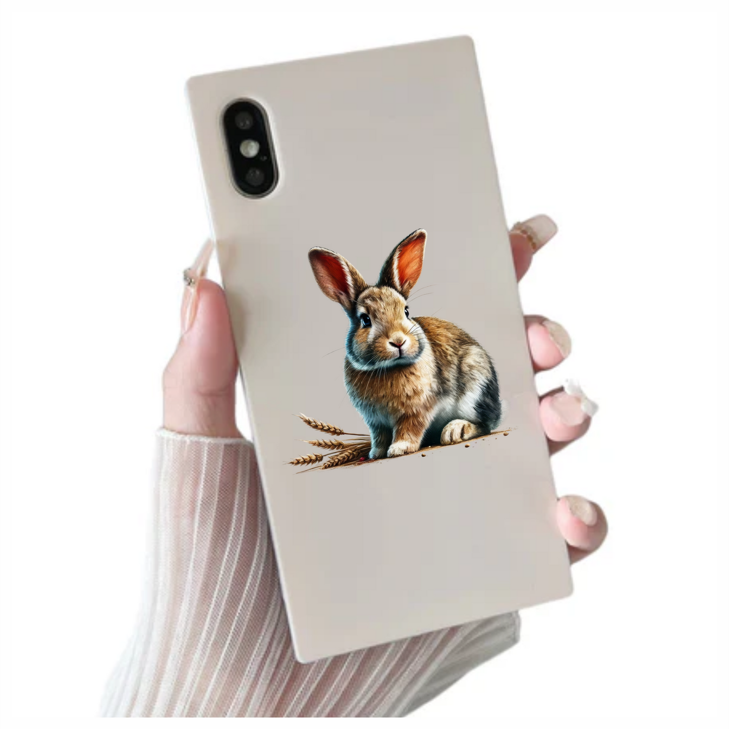 Brown Rabbit Farm Wheat Field Vinyl Sticker Decal
