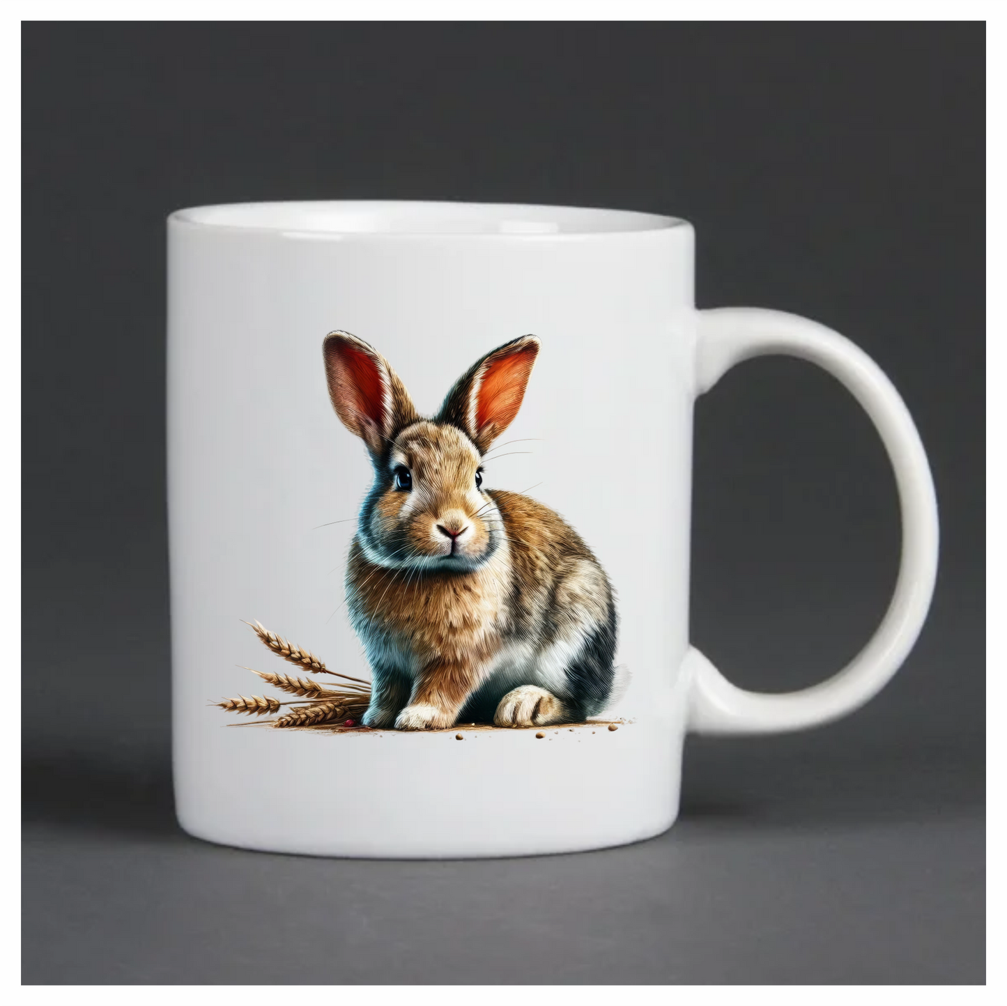 Brown Rabbit Farm Wheat Field Vinyl Sticker Decal