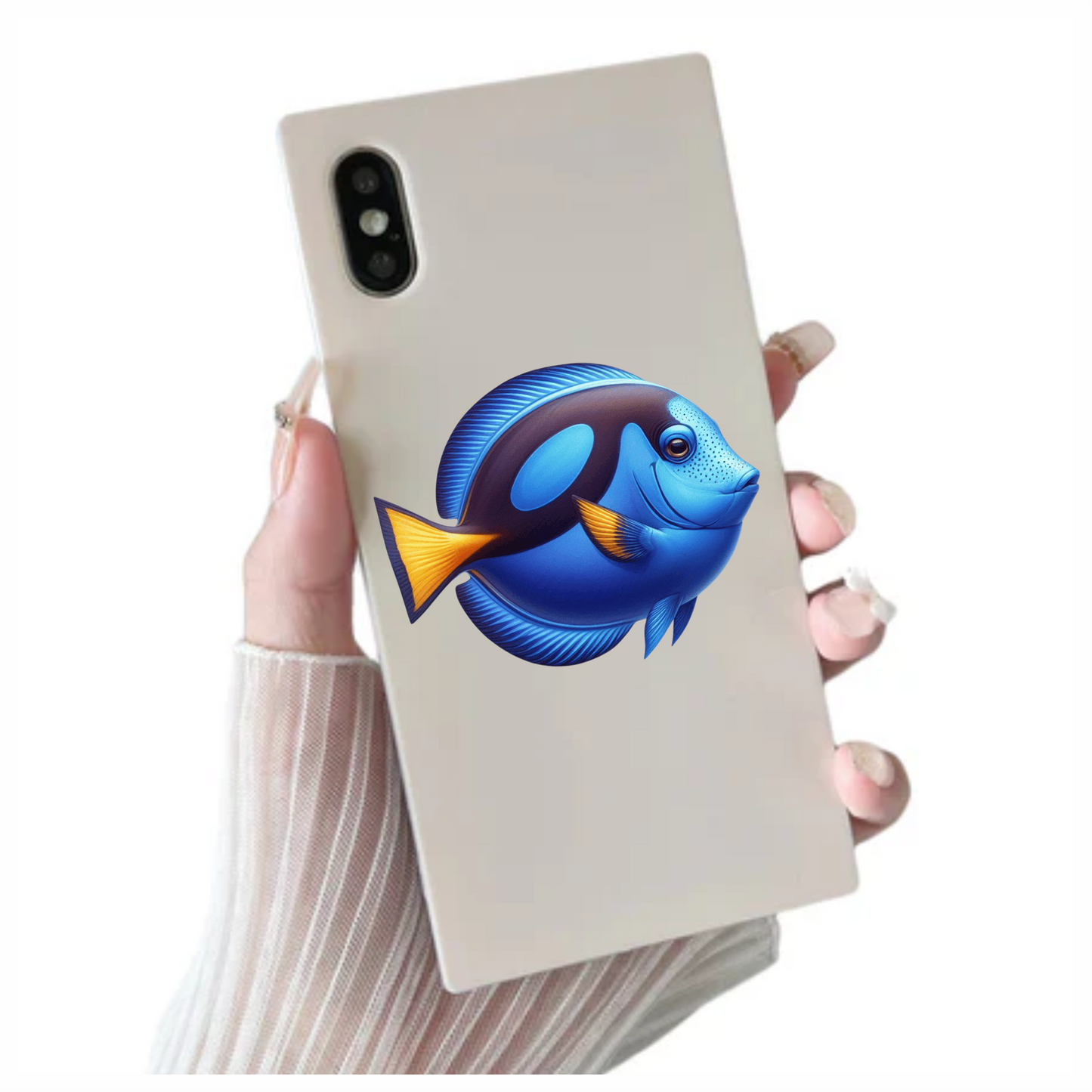 Blue Tropical Fish Ocean Marine Vinyl Sticker Decal