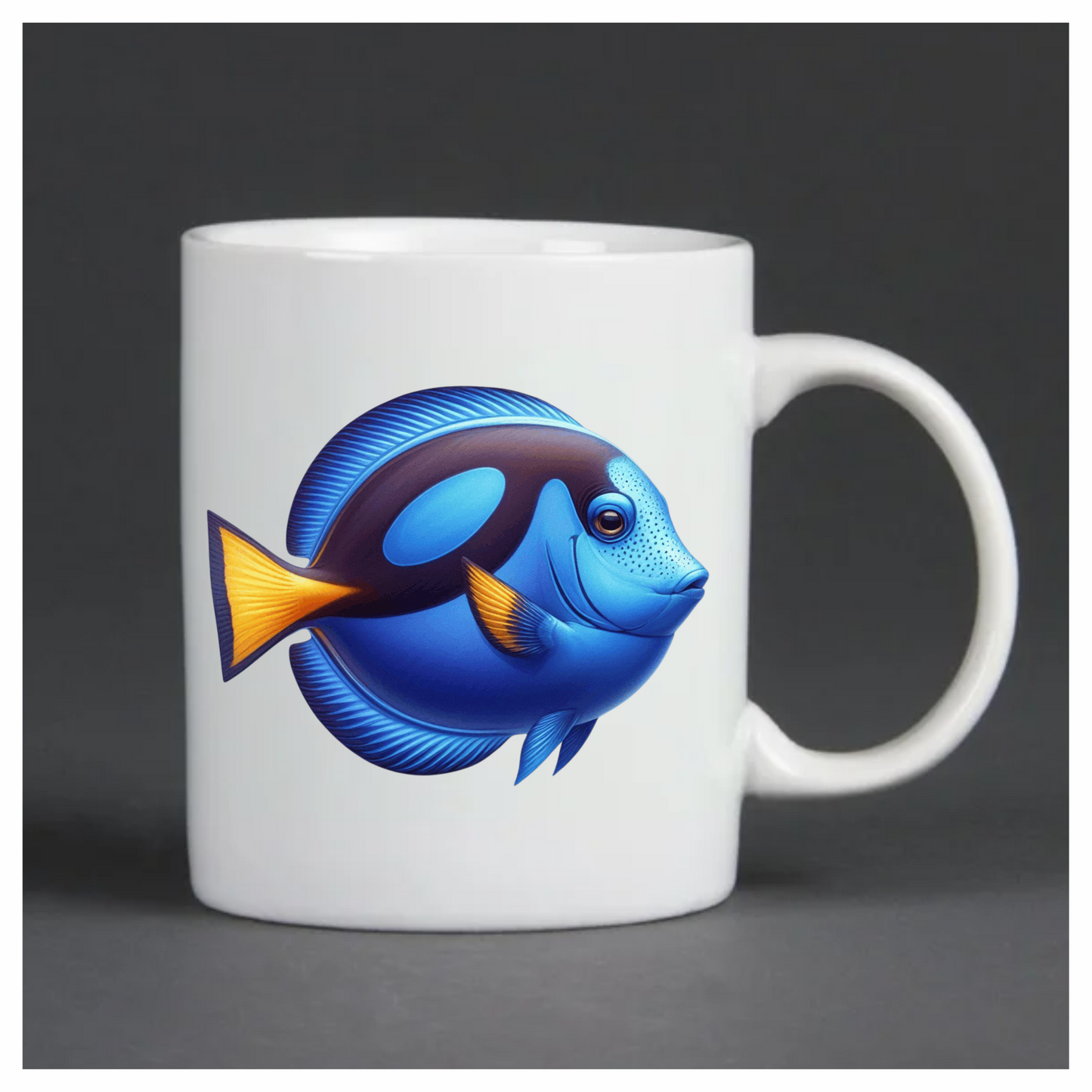 Blue Tropical Fish Ocean Marine Vinyl Sticker Decal