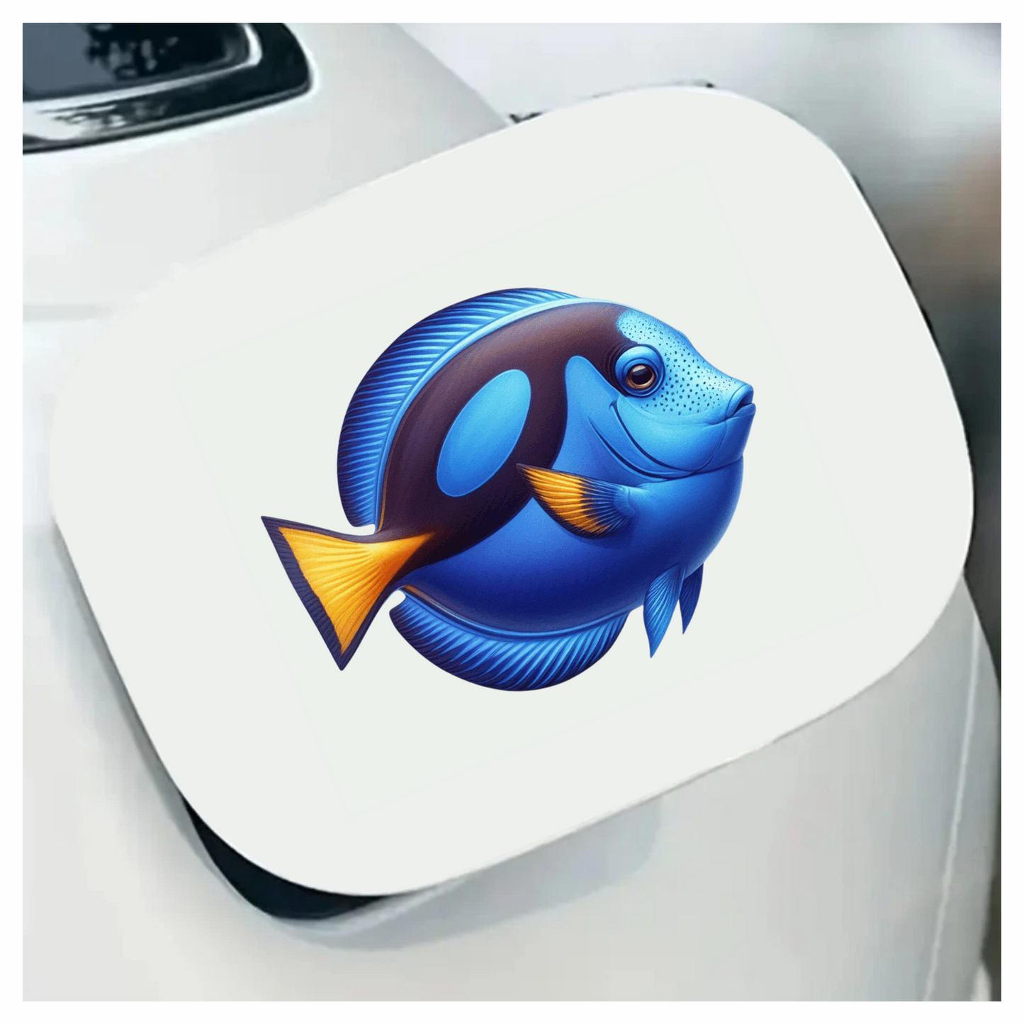 Blue Tropical Fish Ocean Marine Vinyl Sticker Decal