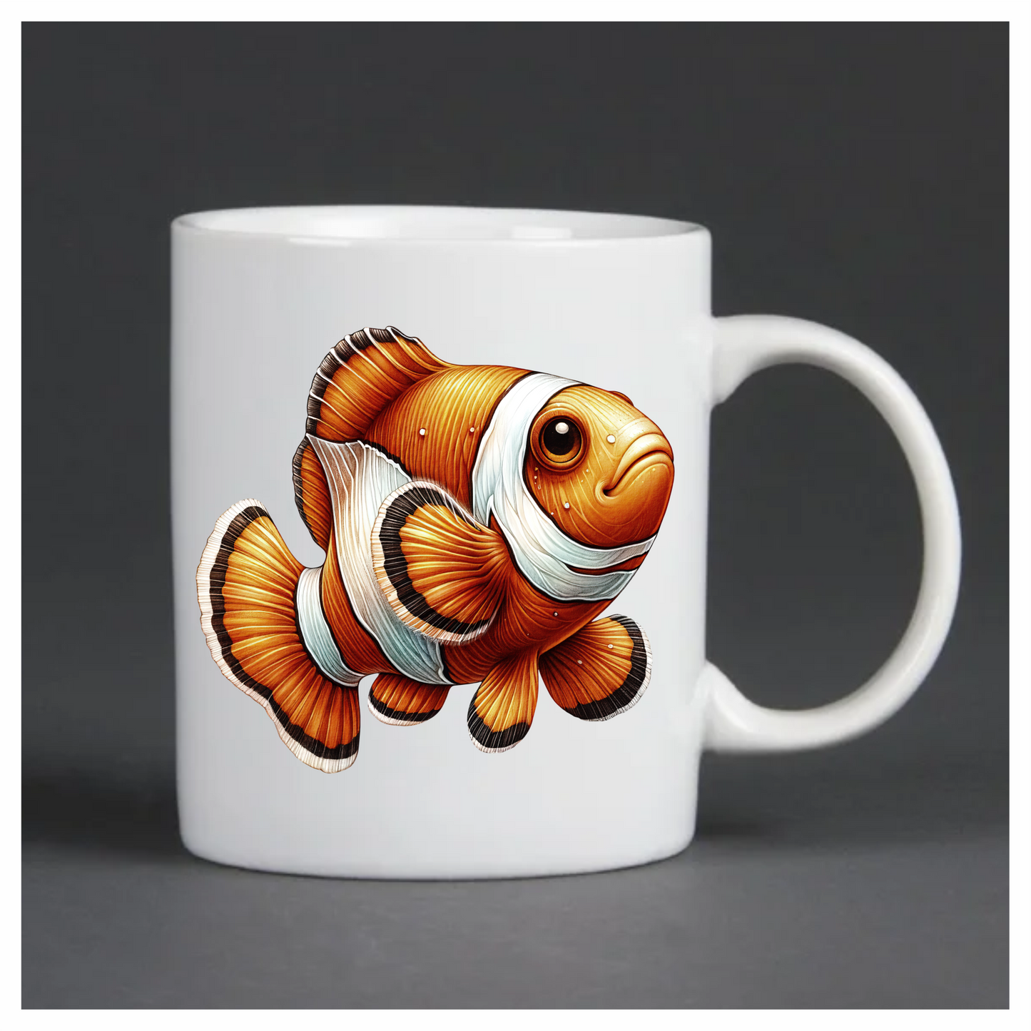 Orange Clownfish Marine Animal Ocean Vinyl Sticker Decal