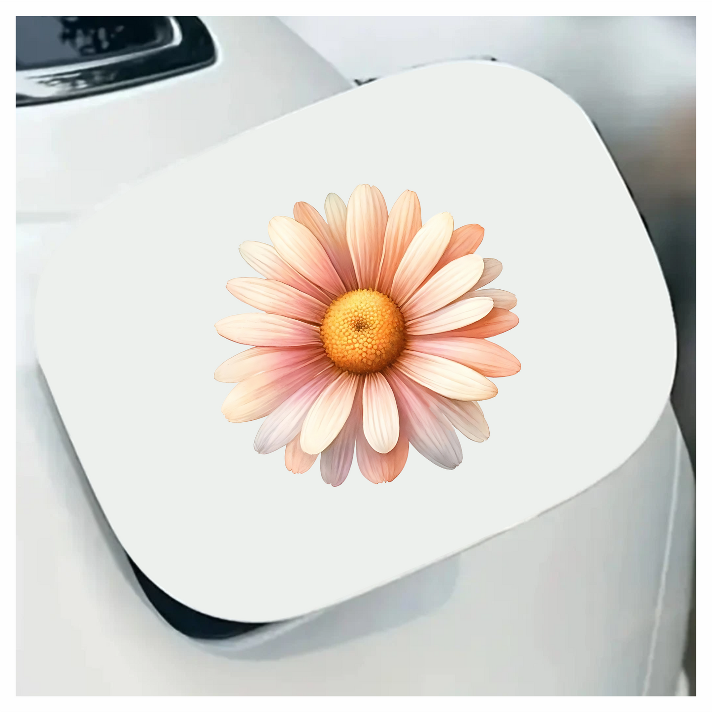 Pink White Yellow Daisy Flower Vinyl Sticker Decal