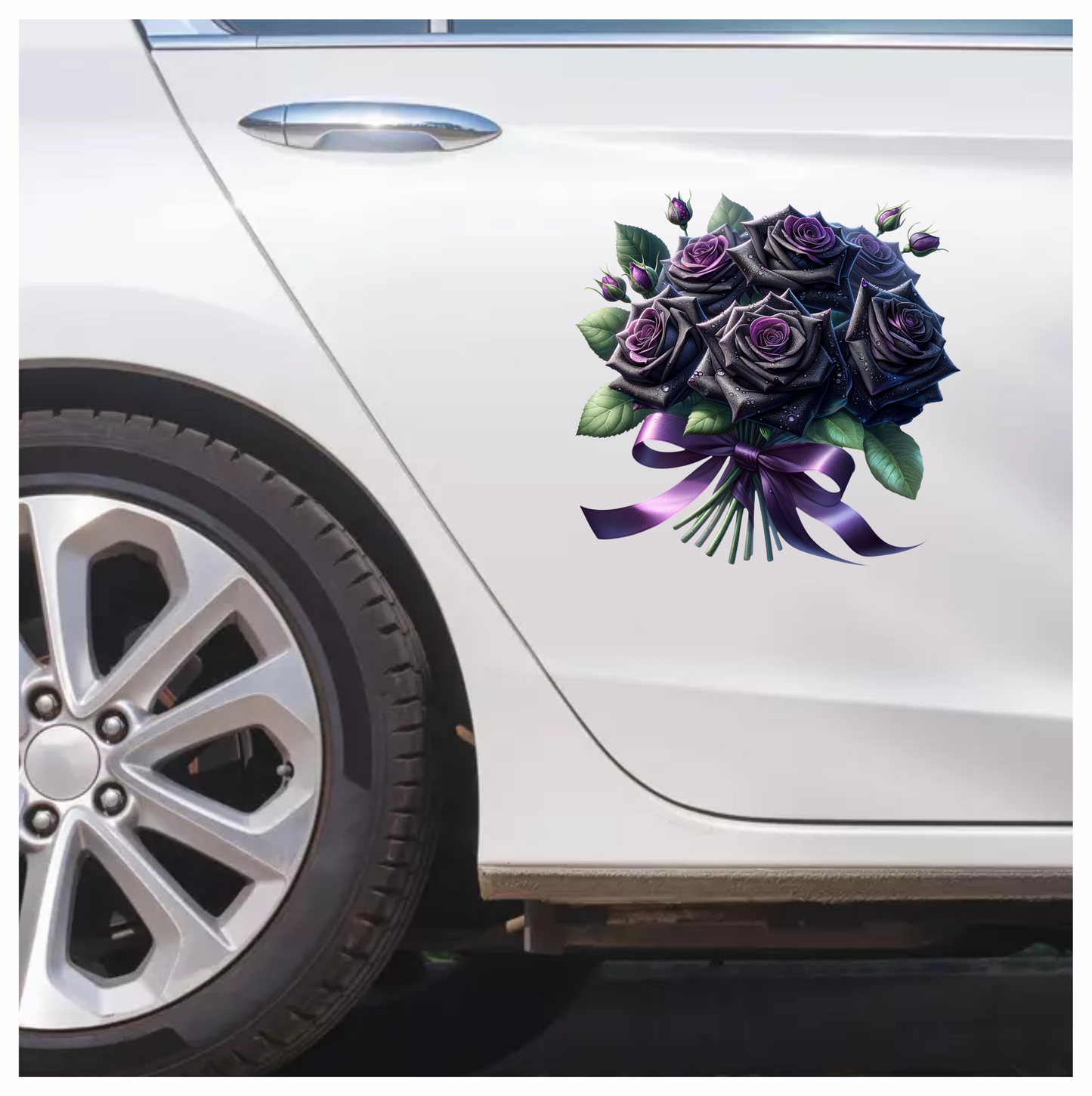 Pink Petals Flower Center Vinyl Sticker Decal