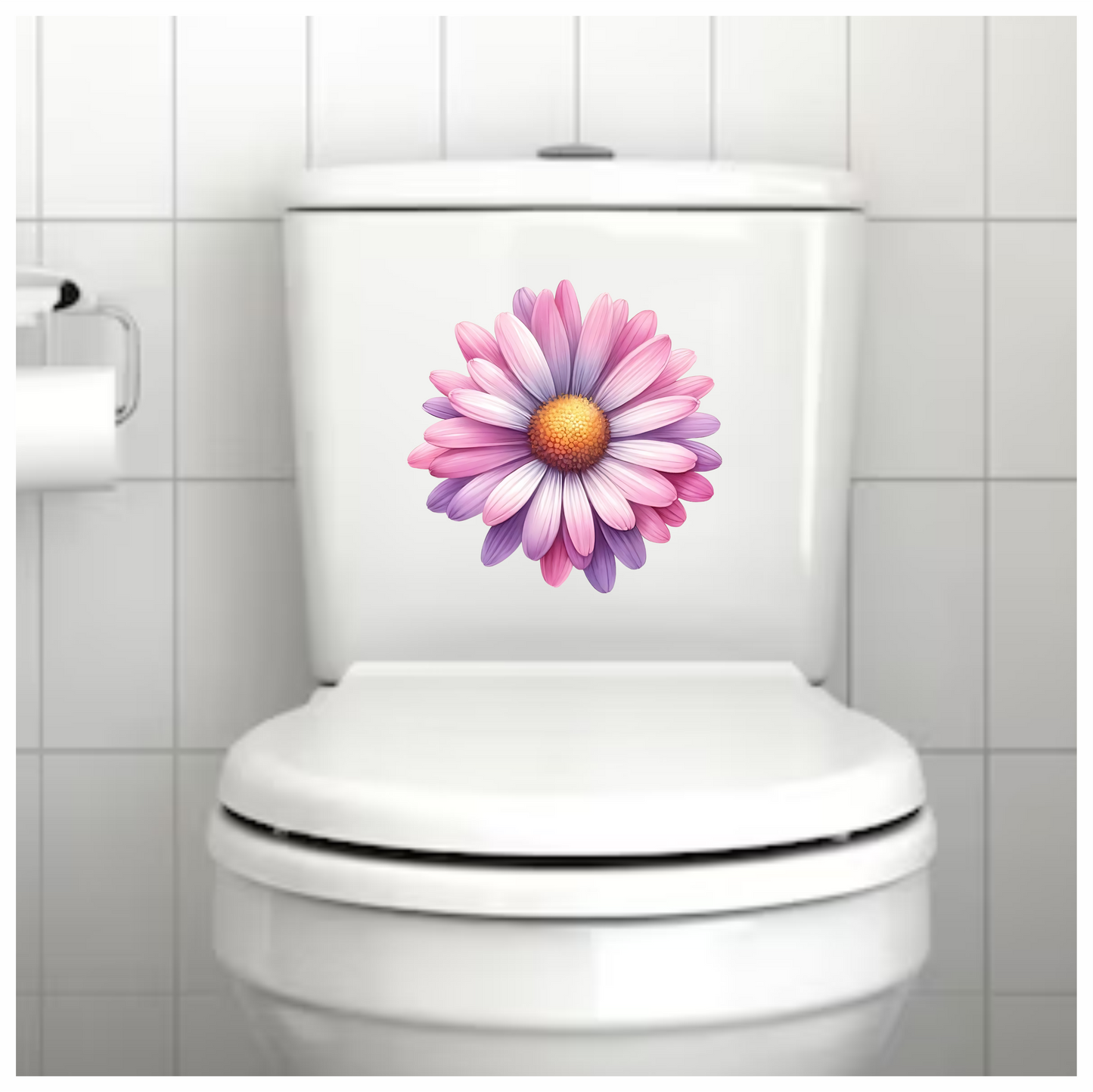Pink Purple Daisy Flower Blossom Vinyl Sticker Decal