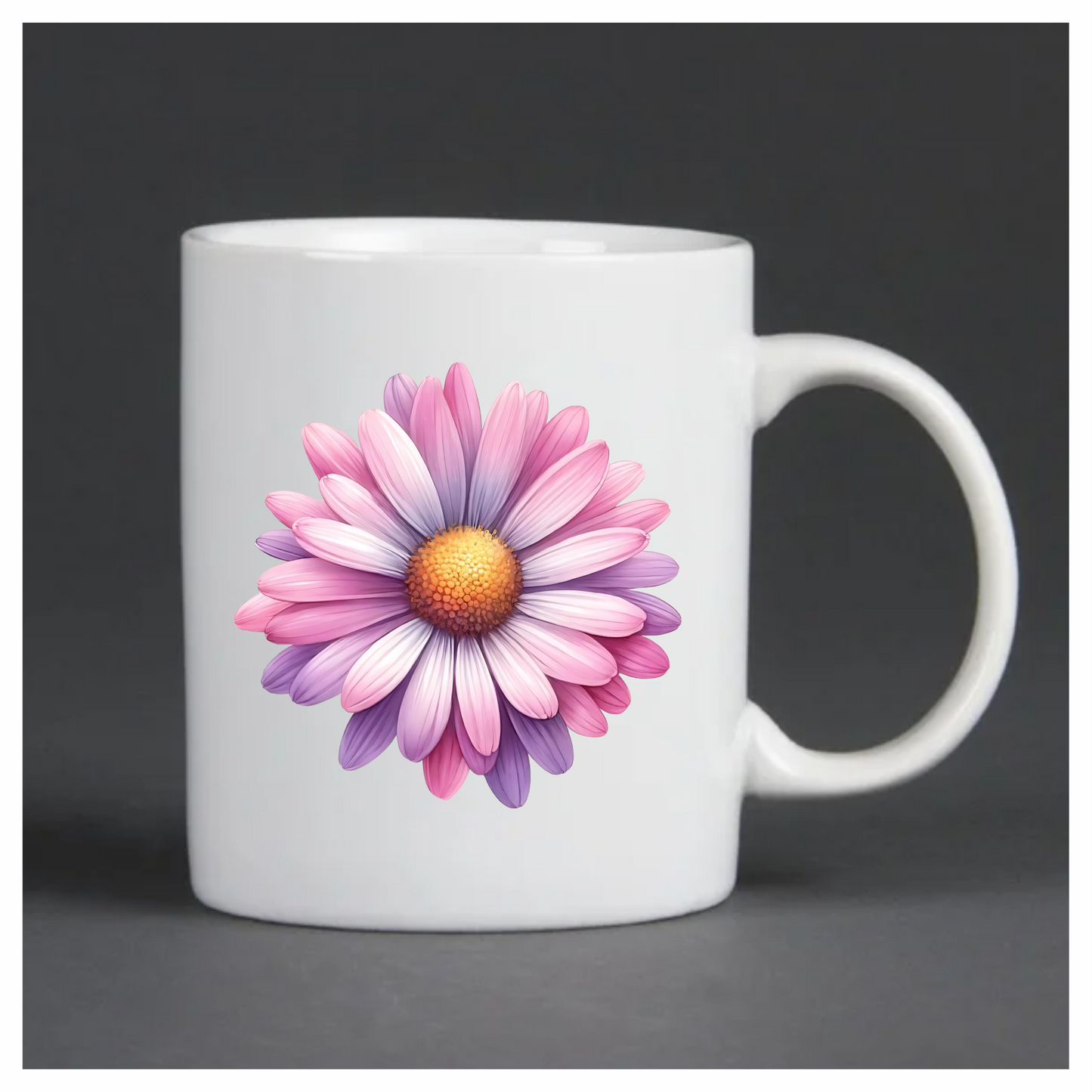 Pink Purple Daisy Flower Blossom Vinyl Sticker Decal