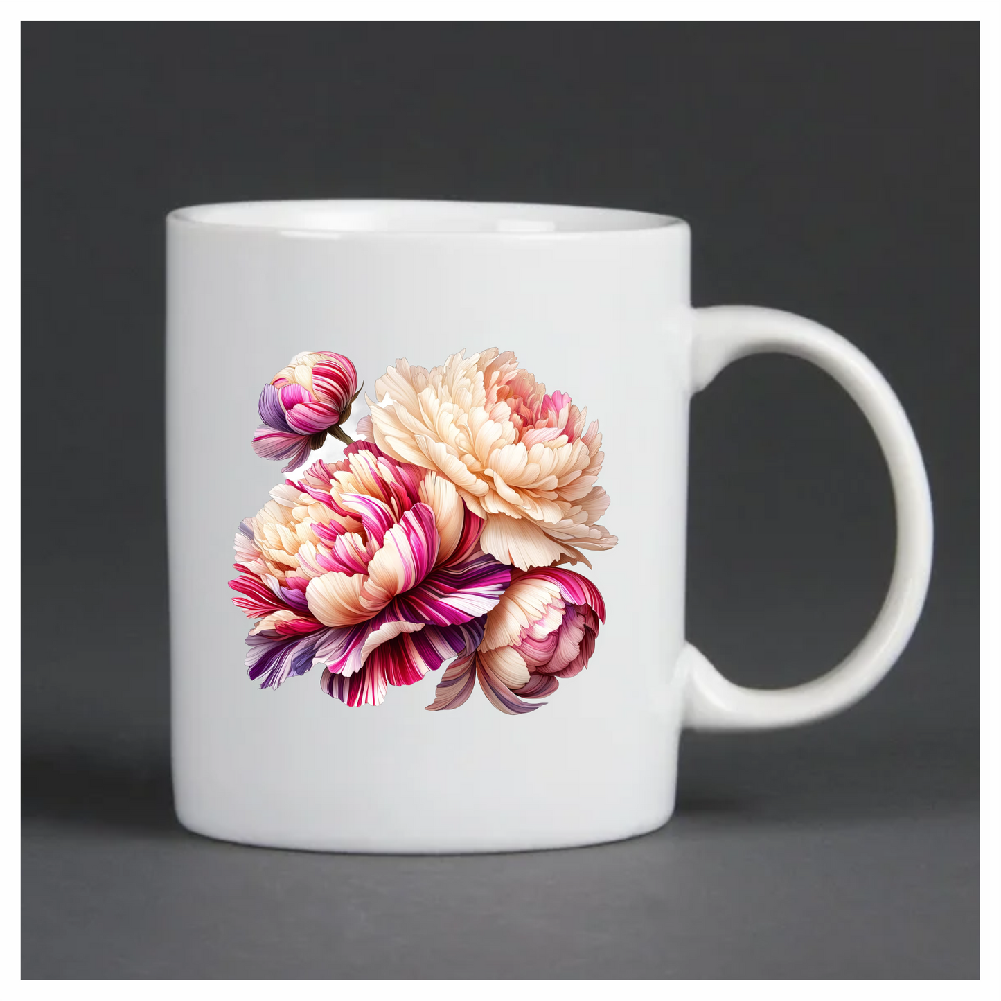 Pink White Cream Flowers Blossom Bloom Vinyl Sticker Decal
