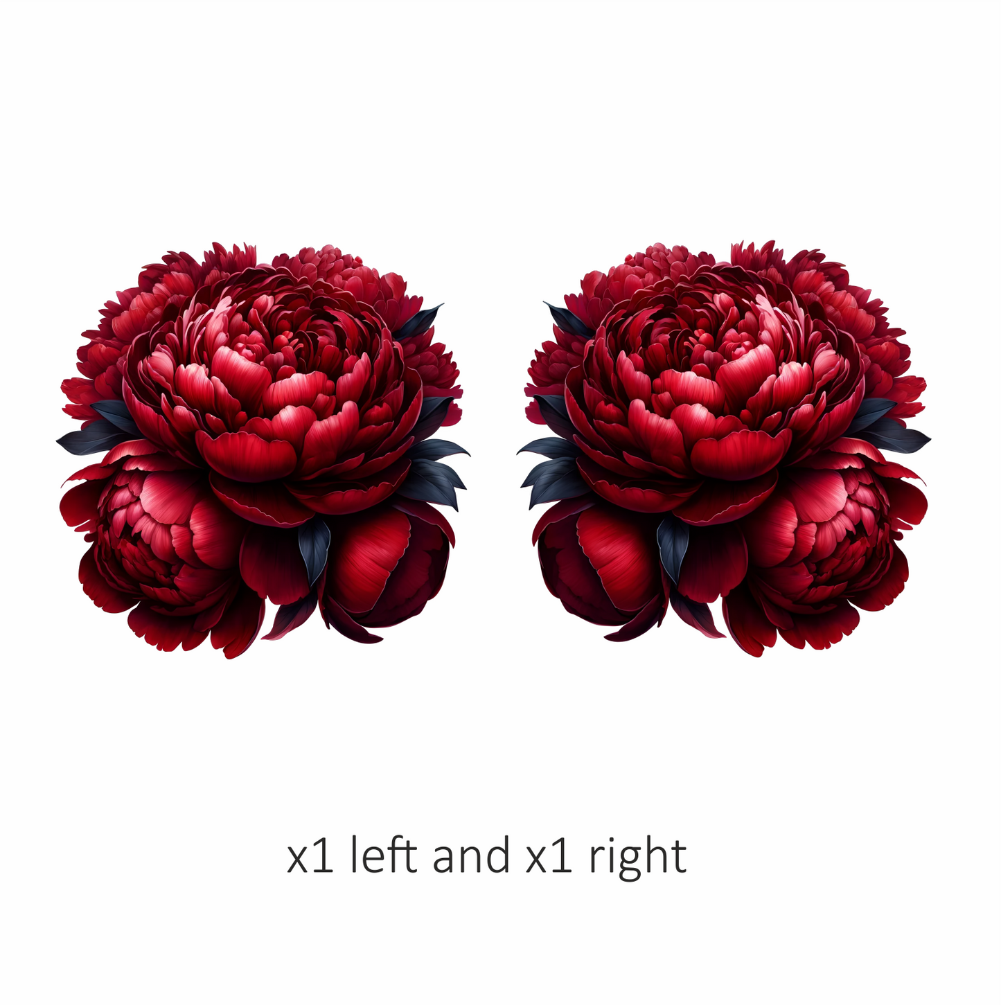 Red Flower Bloom Closeup Nature Vinyl Sticker Decal