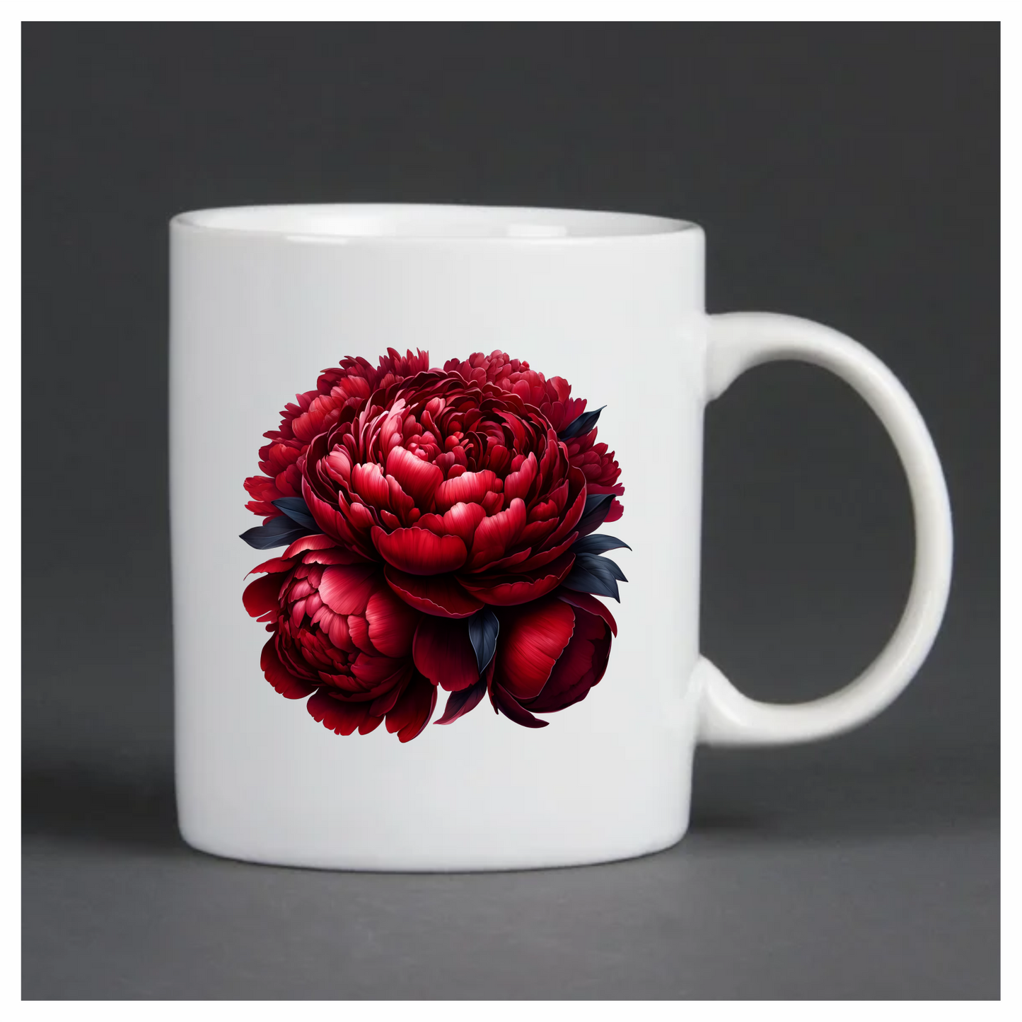 Red Flower Bloom Closeup Nature Vinyl Sticker Decal