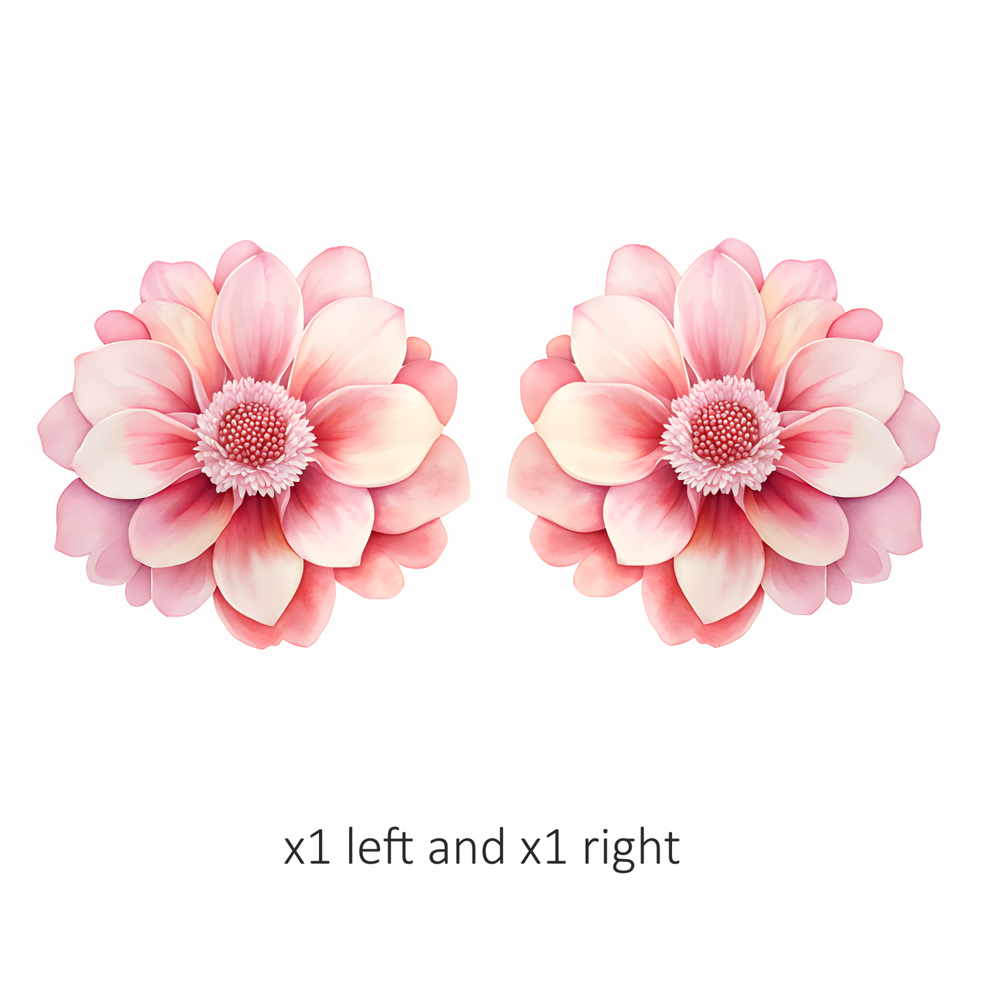 Pink Flower Bloom Petals Nature Vinyl Sticker Decal