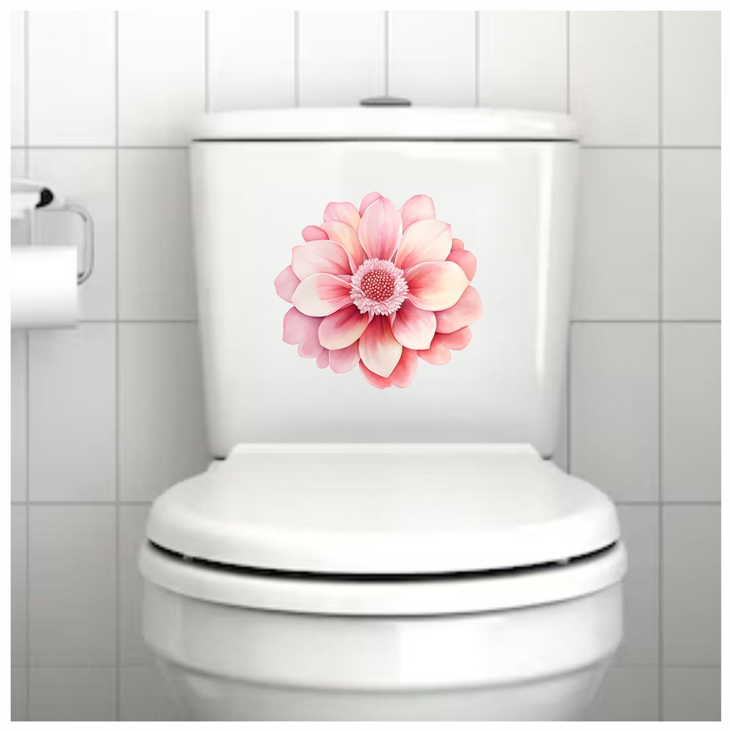 Pink Flower Bloom Petals Nature Vinyl Sticker Decal