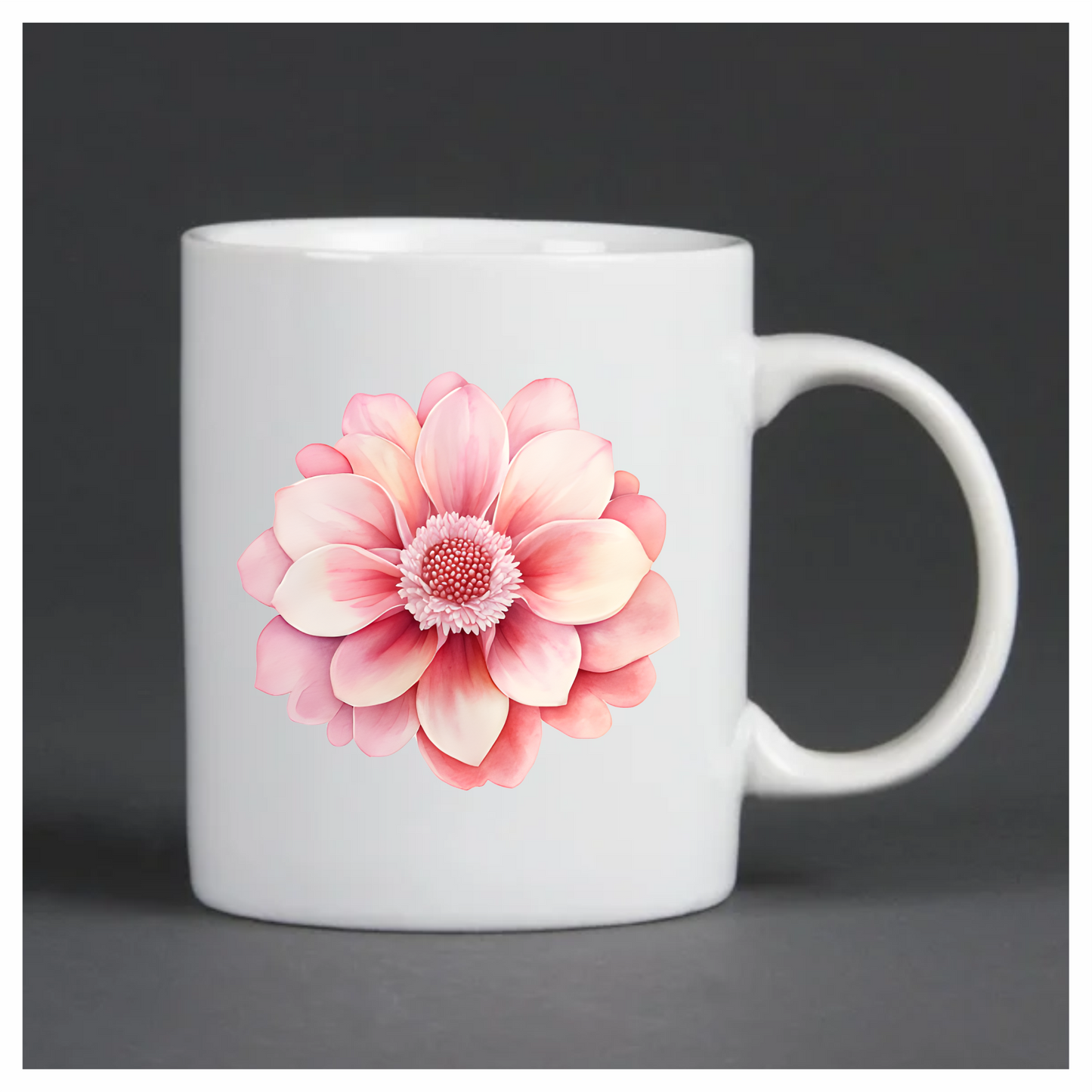 Pink Flower Bloom Petals Nature Vinyl Sticker Decal
