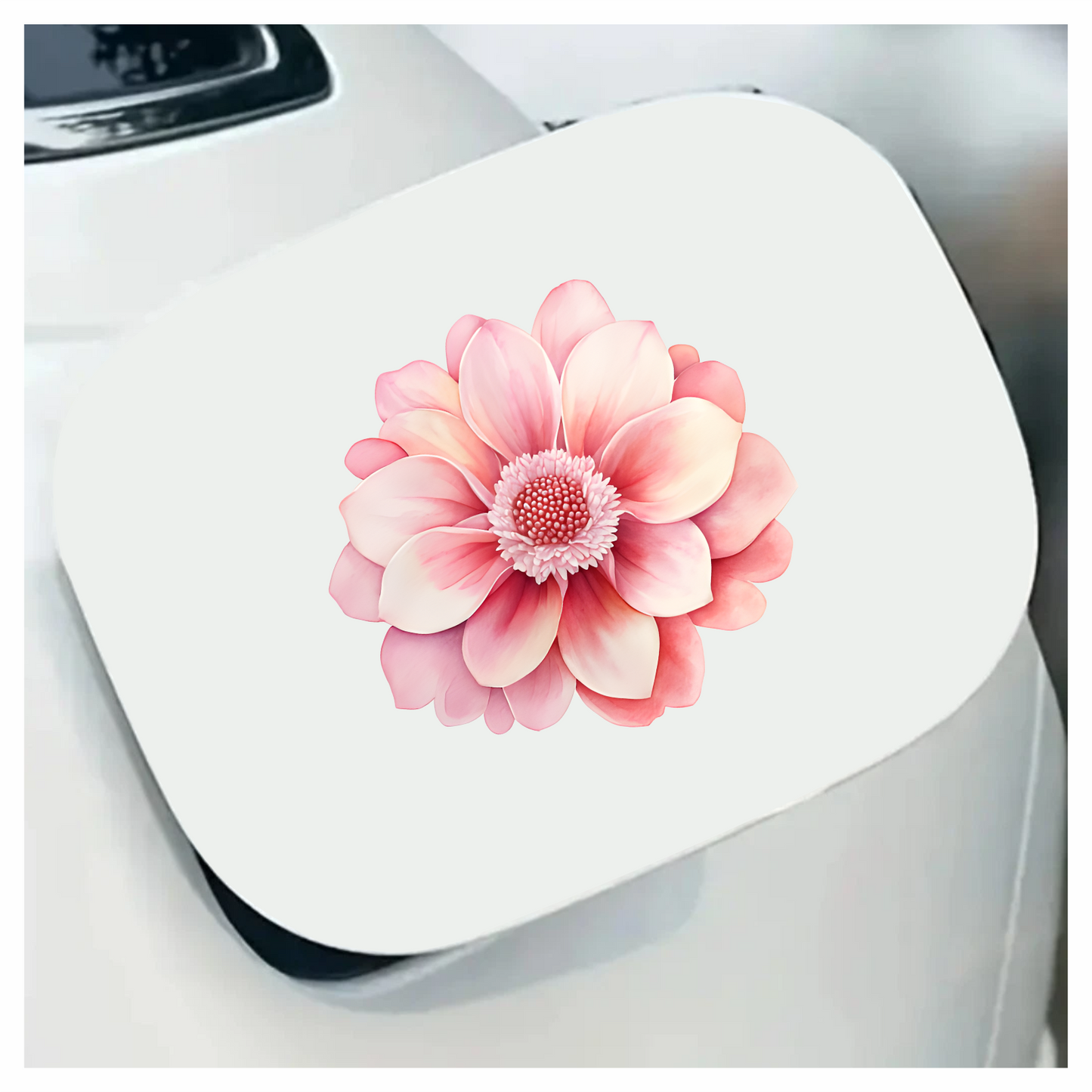 Pink Flower Bloom Petals Nature Vinyl Sticker Decal