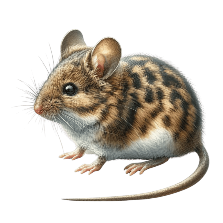 Brown Mouse Striped Rodent Small Cute Vinyl Sticker Decal