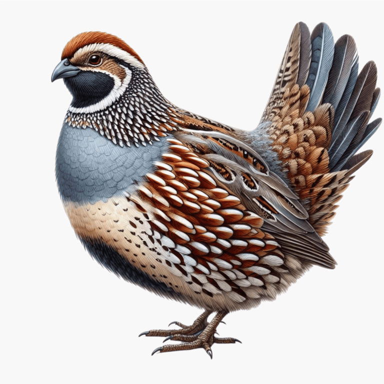 Brown Quail Bird Bobwhite Species Vinyl Sticker Decal