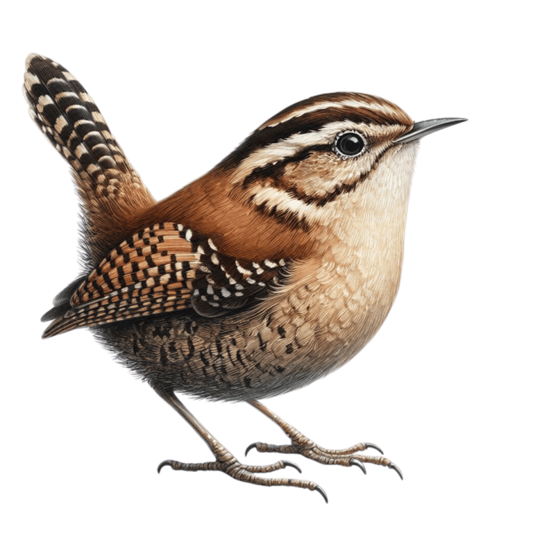Brown Wren Small Bird Forest Vinyl Sticker Decal