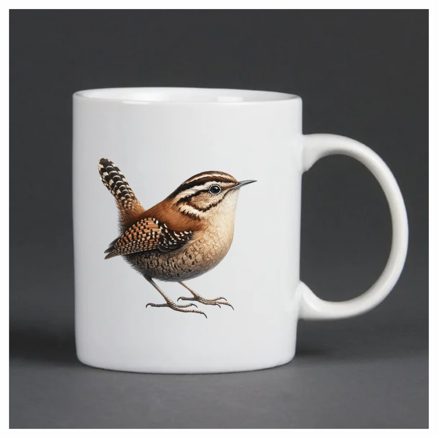 Brown Wren Small Bird Forest Vinyl Sticker Decal