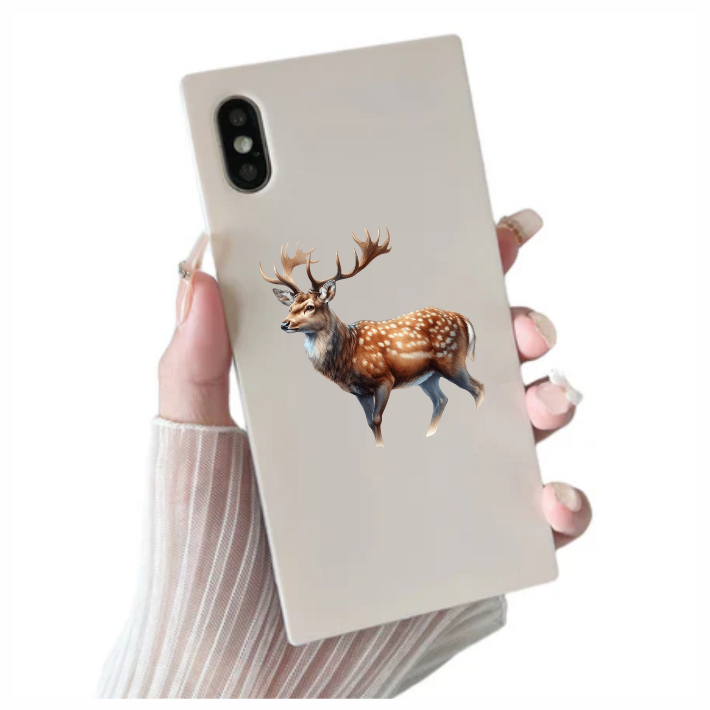 Brown Deer Spotted Sika Animal Vinyl Sticker Decal