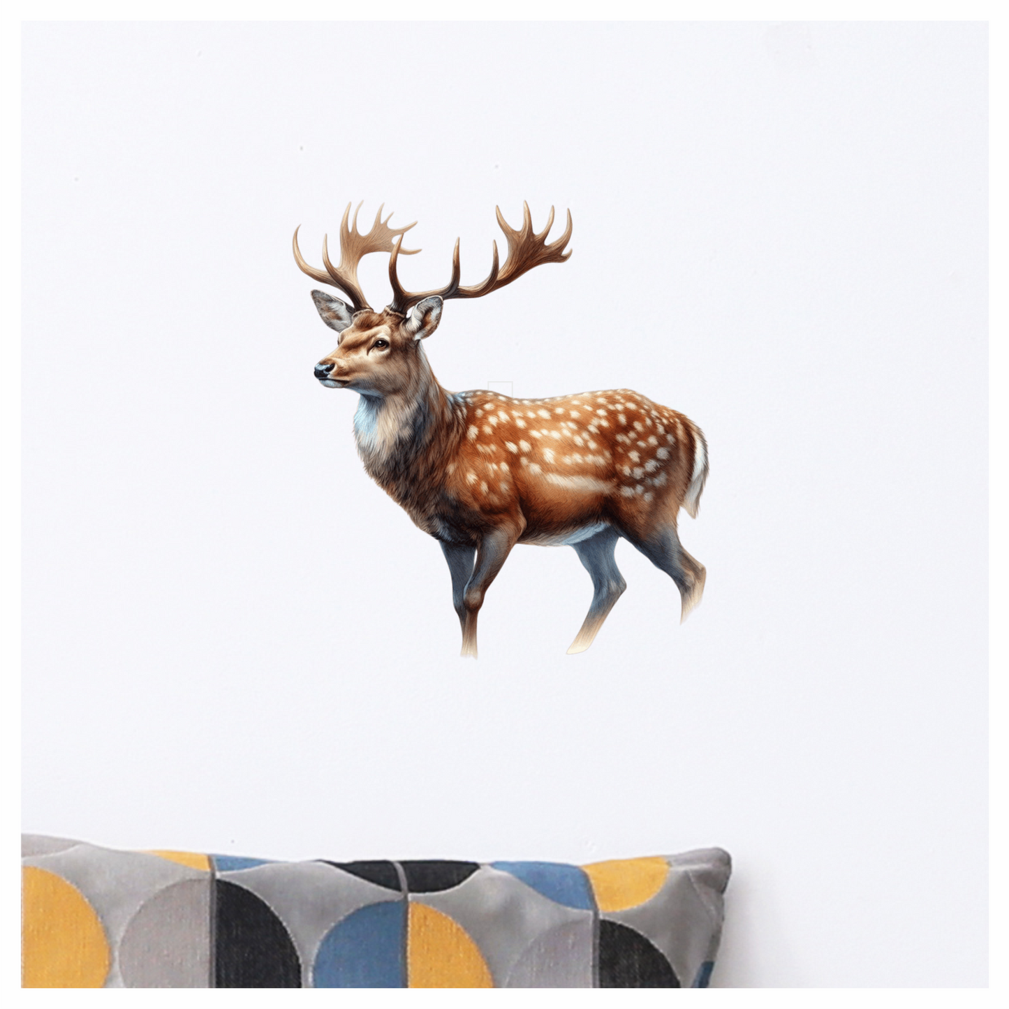 Brown Deer Spotted Sika Animal Vinyl Sticker Decal