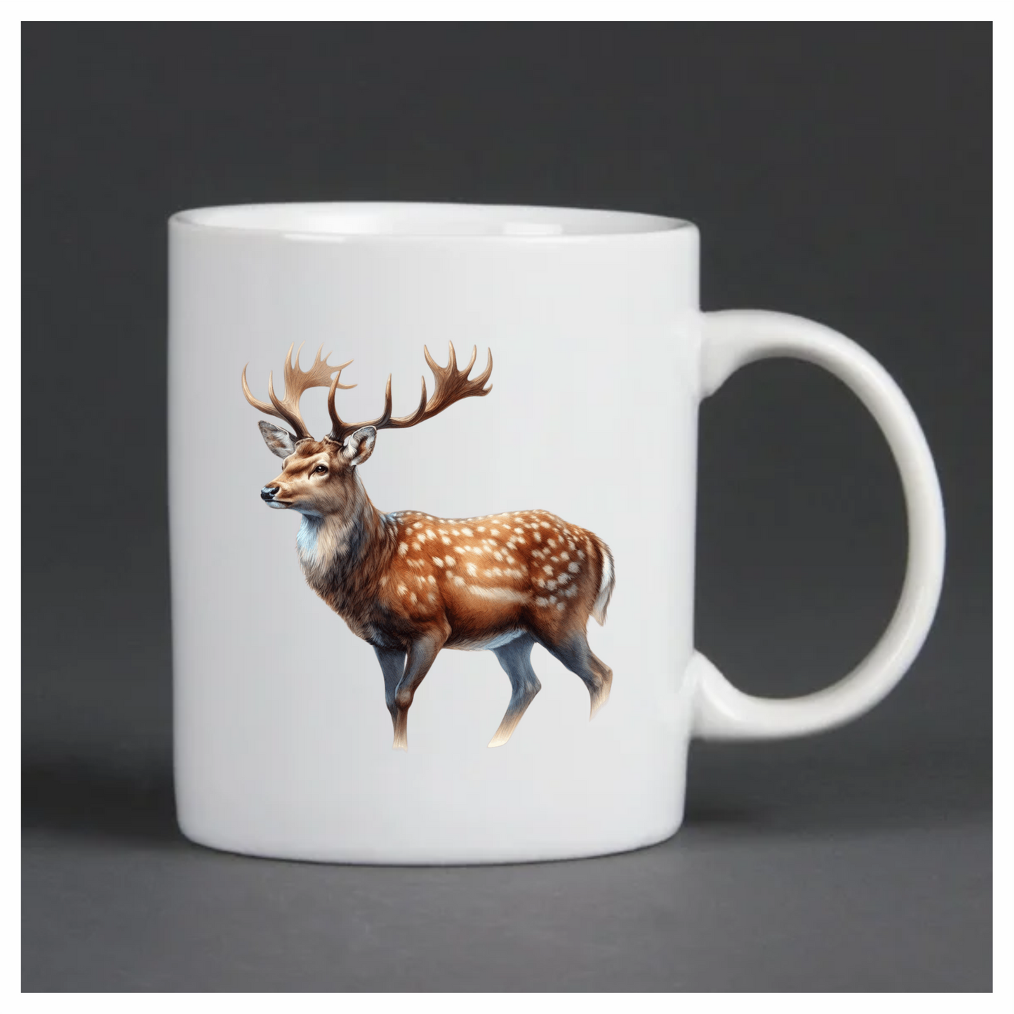 Brown Deer Spotted Sika Animal Vinyl Sticker Decal