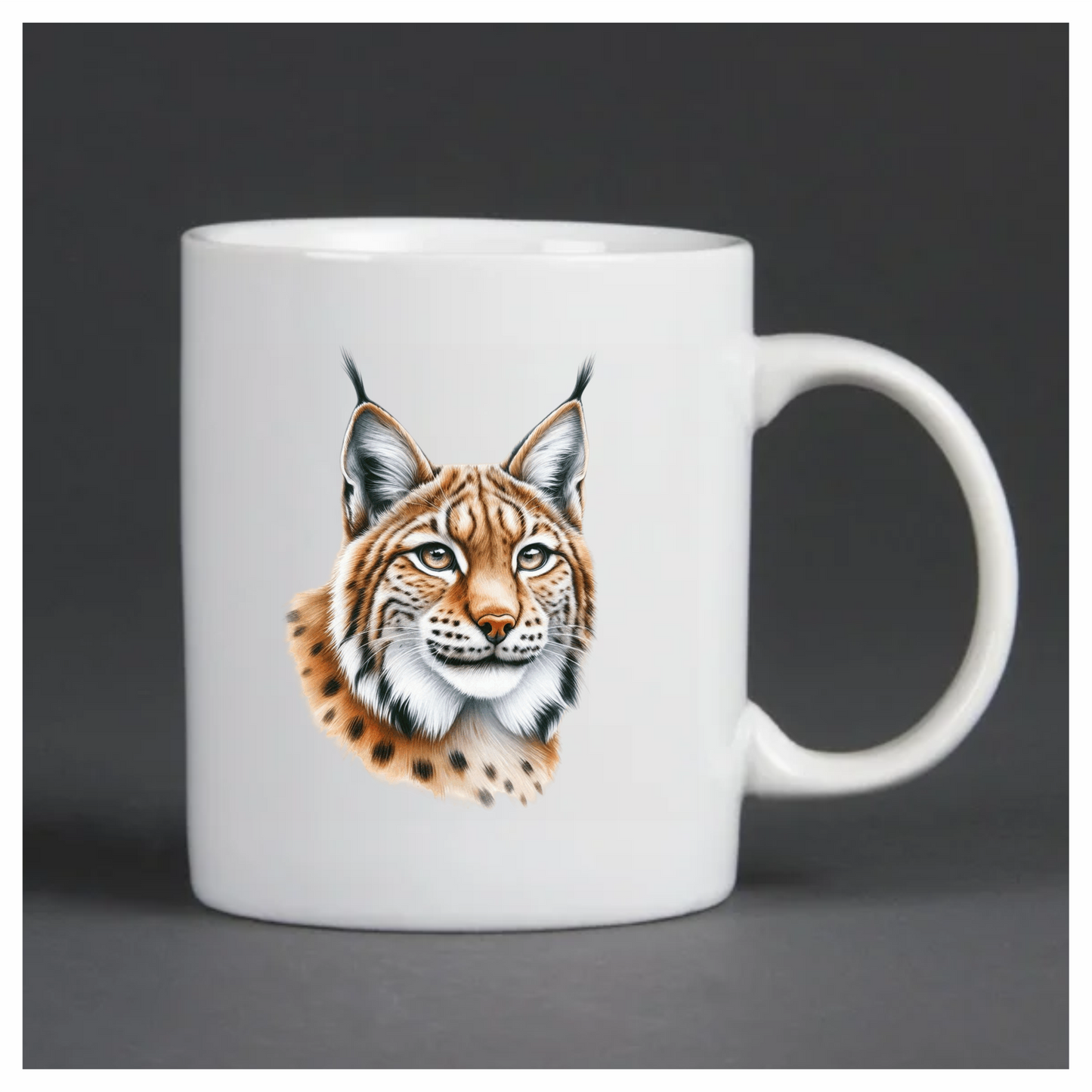 Brown Lynx Wildcat Realistic Art Vinyl Sticker Decal