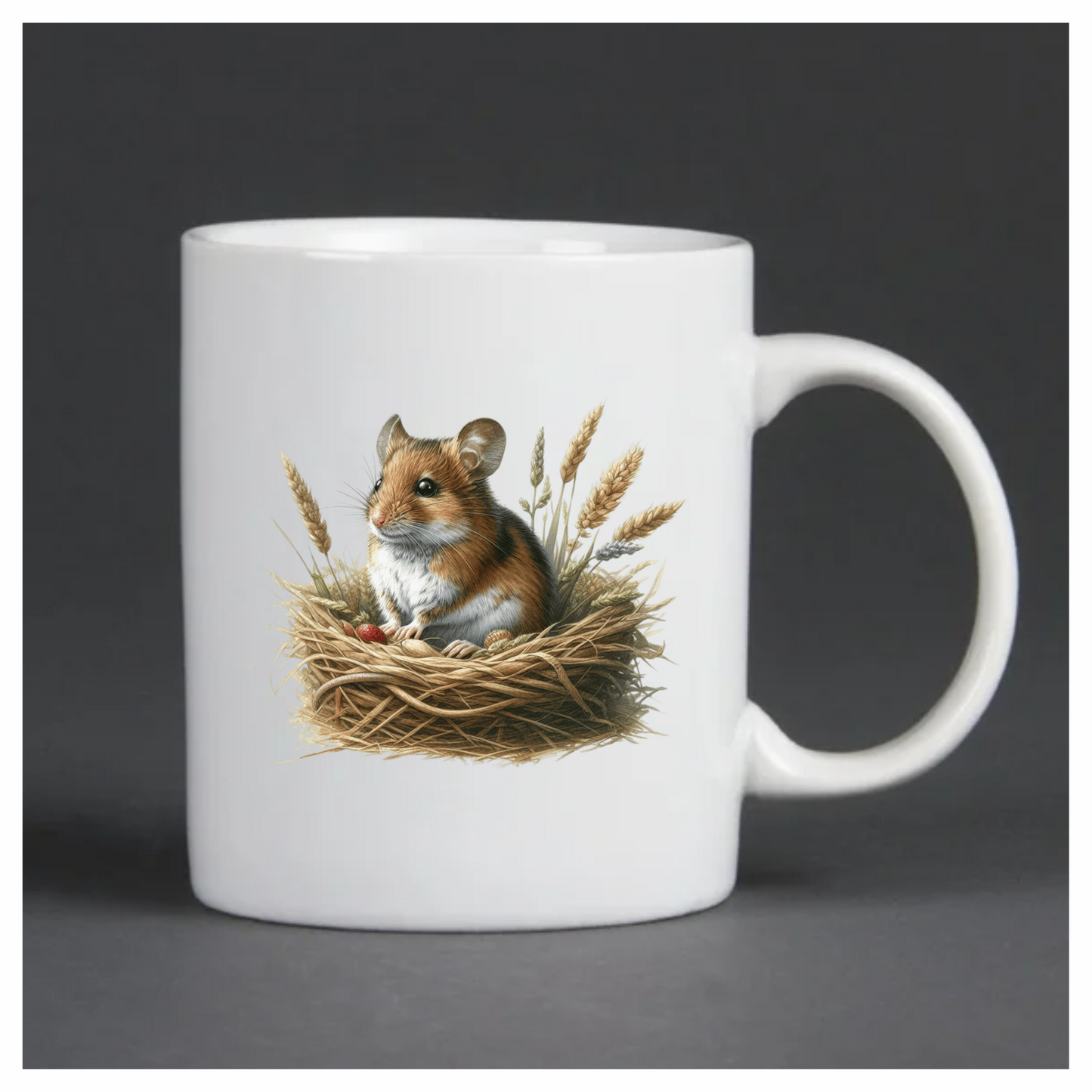 Cute Harvest Mouse Vinyl Decal Sticker