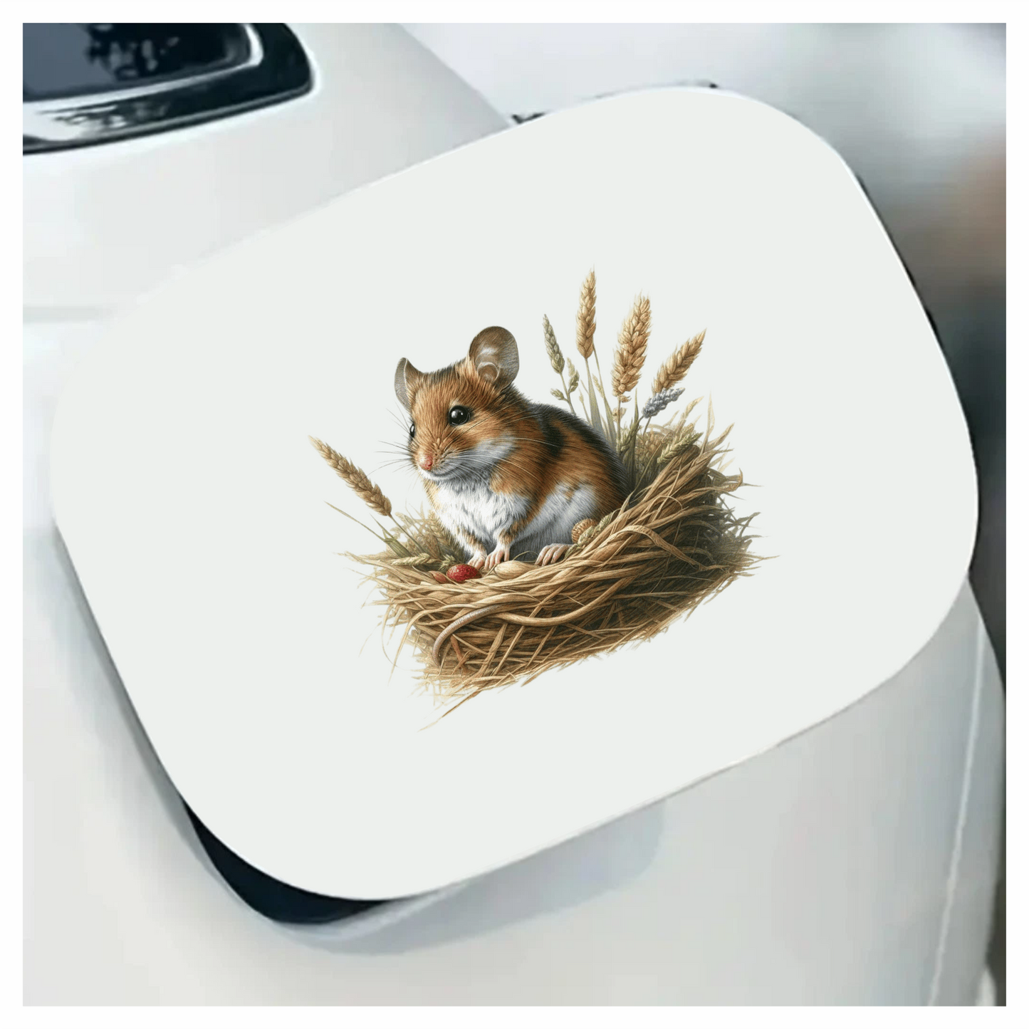Cute Harvest Mouse Vinyl Decal Sticker