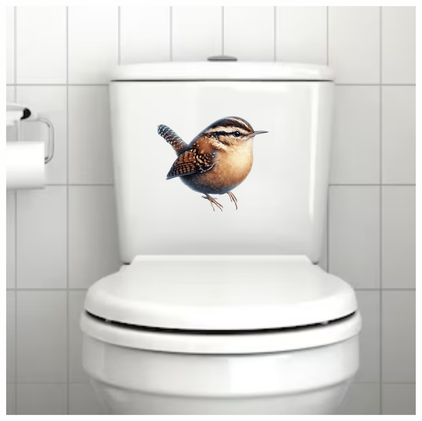 Wren Brown Bird Forest Vinyl Sticker Decal