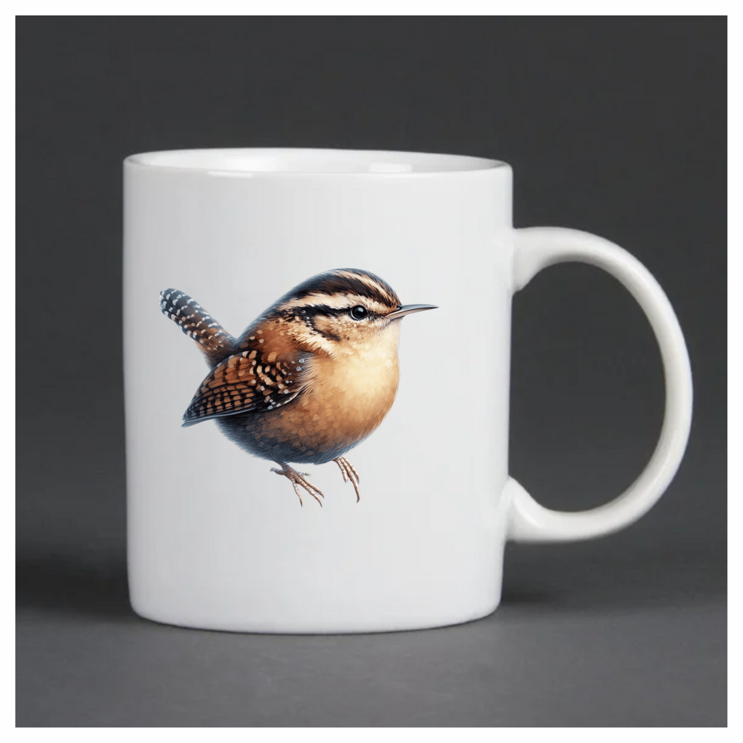 Wren Brown Bird Forest Vinyl Sticker Decal