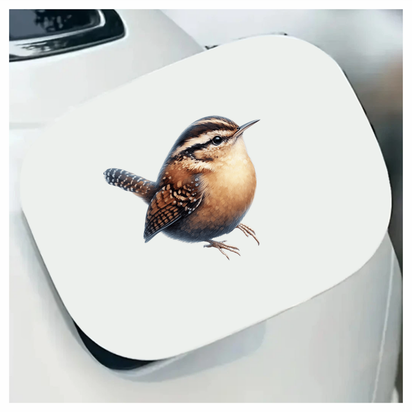 Wren Brown Bird Forest Vinyl Sticker Decal