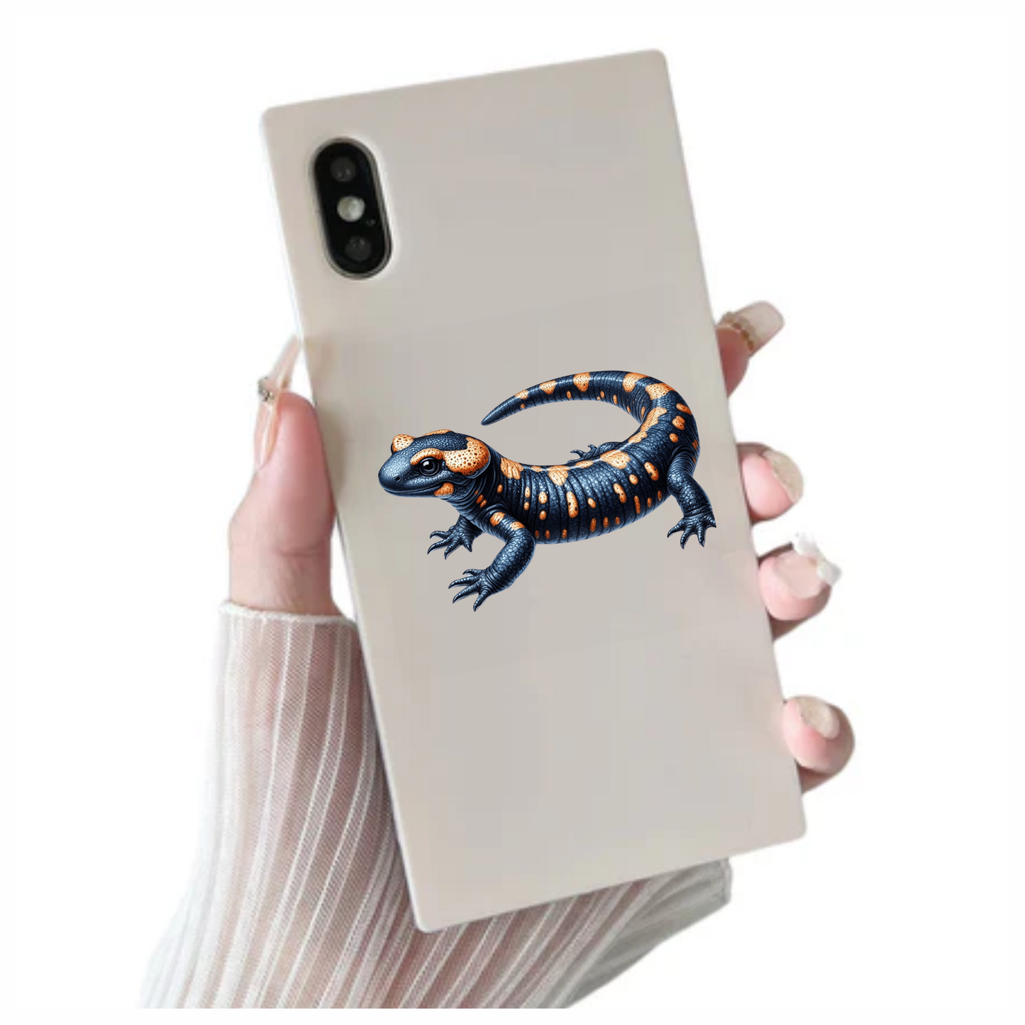 Salamander Orange Black Vinyl Sticker Decal