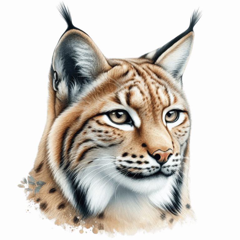 Lynx Head Portrait Vinyl Decal Sticker