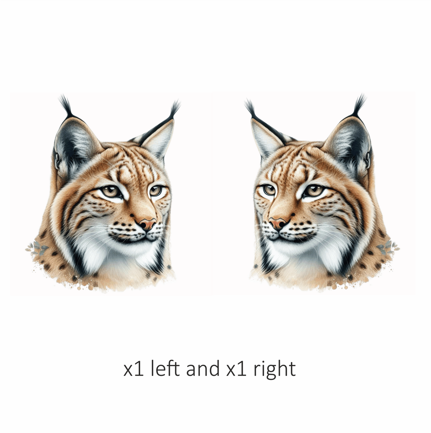 Lynx Head Portrait Vinyl Decal Sticker