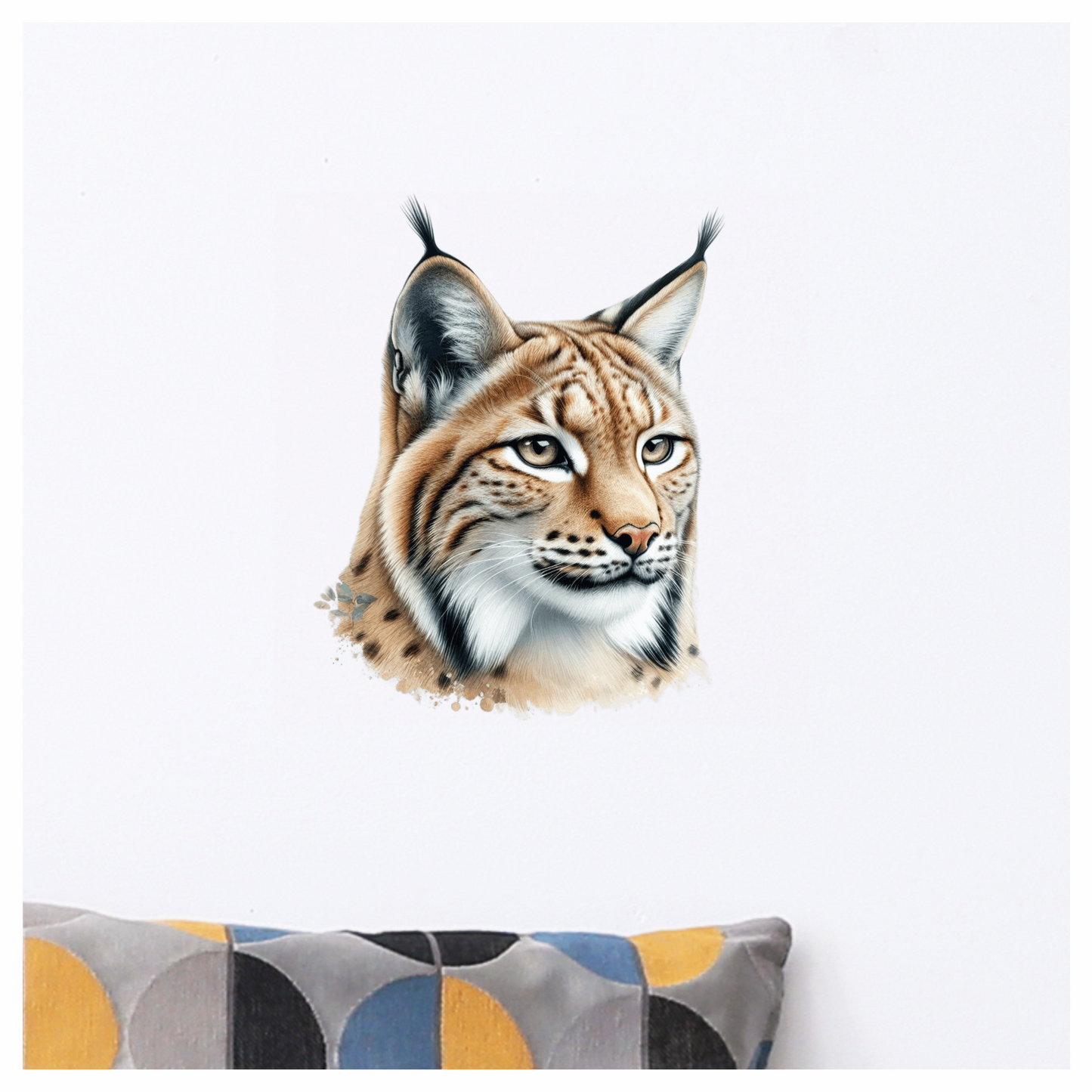 Lynx Head Portrait Vinyl Decal Sticker