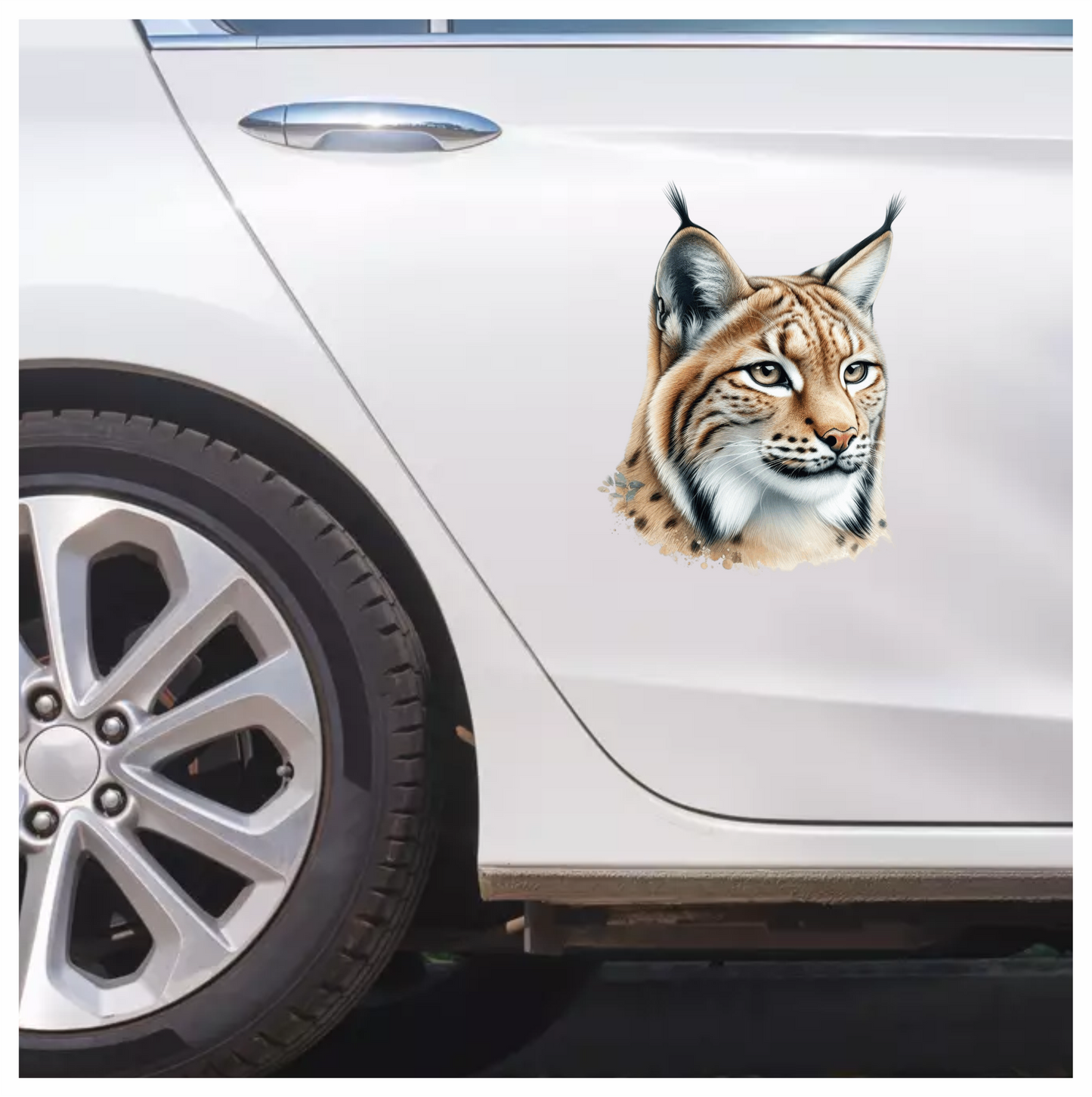 Lynx Head Portrait Vinyl Decal Sticker